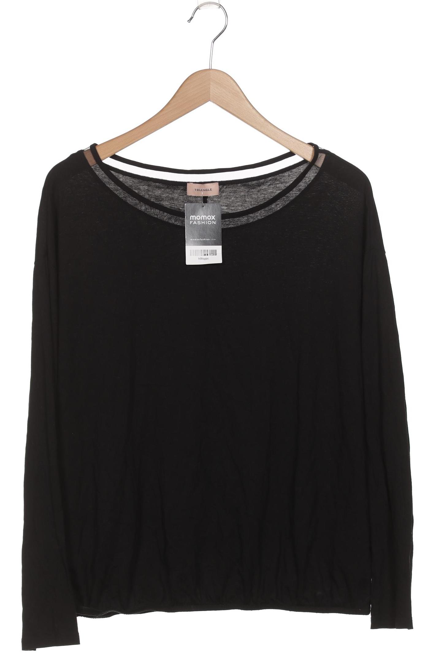 

Triangle Damen Langarmshirt, schwarz, Gr. 42