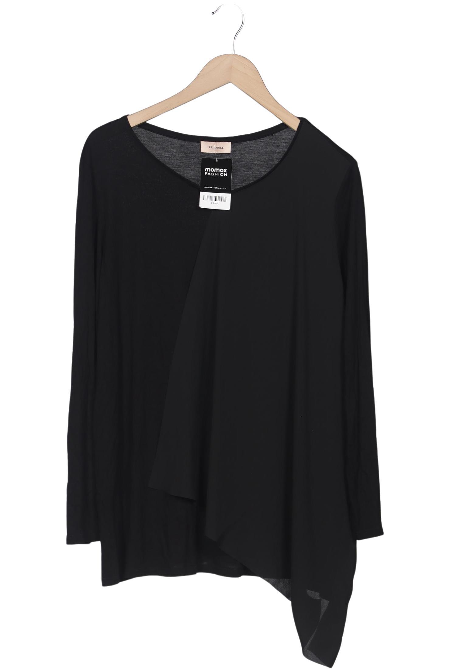 

Triangle Damen Langarmshirt, schwarz, Gr. 50