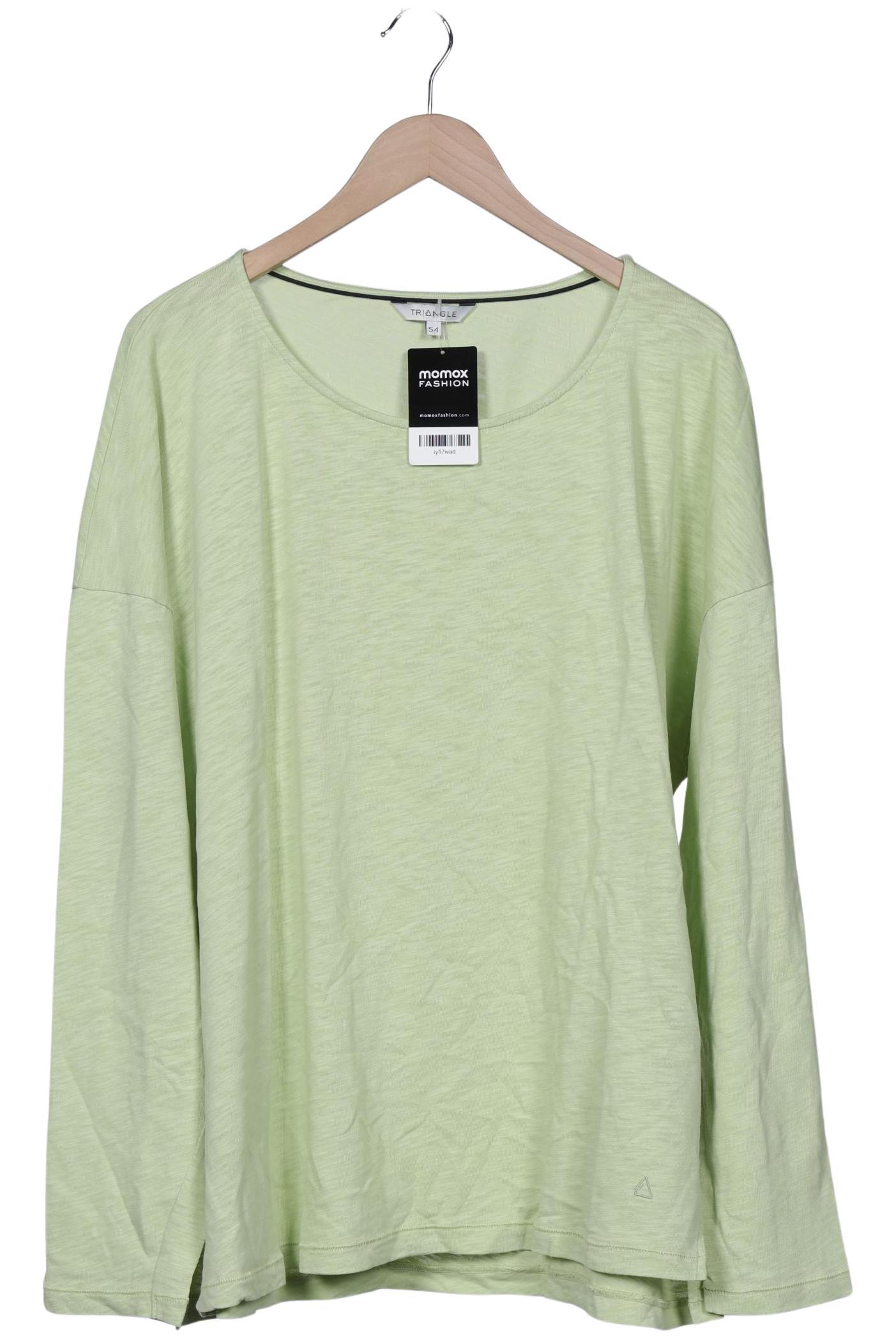 

Triangle Damen Langarmshirt, hellgrün, Gr. 54