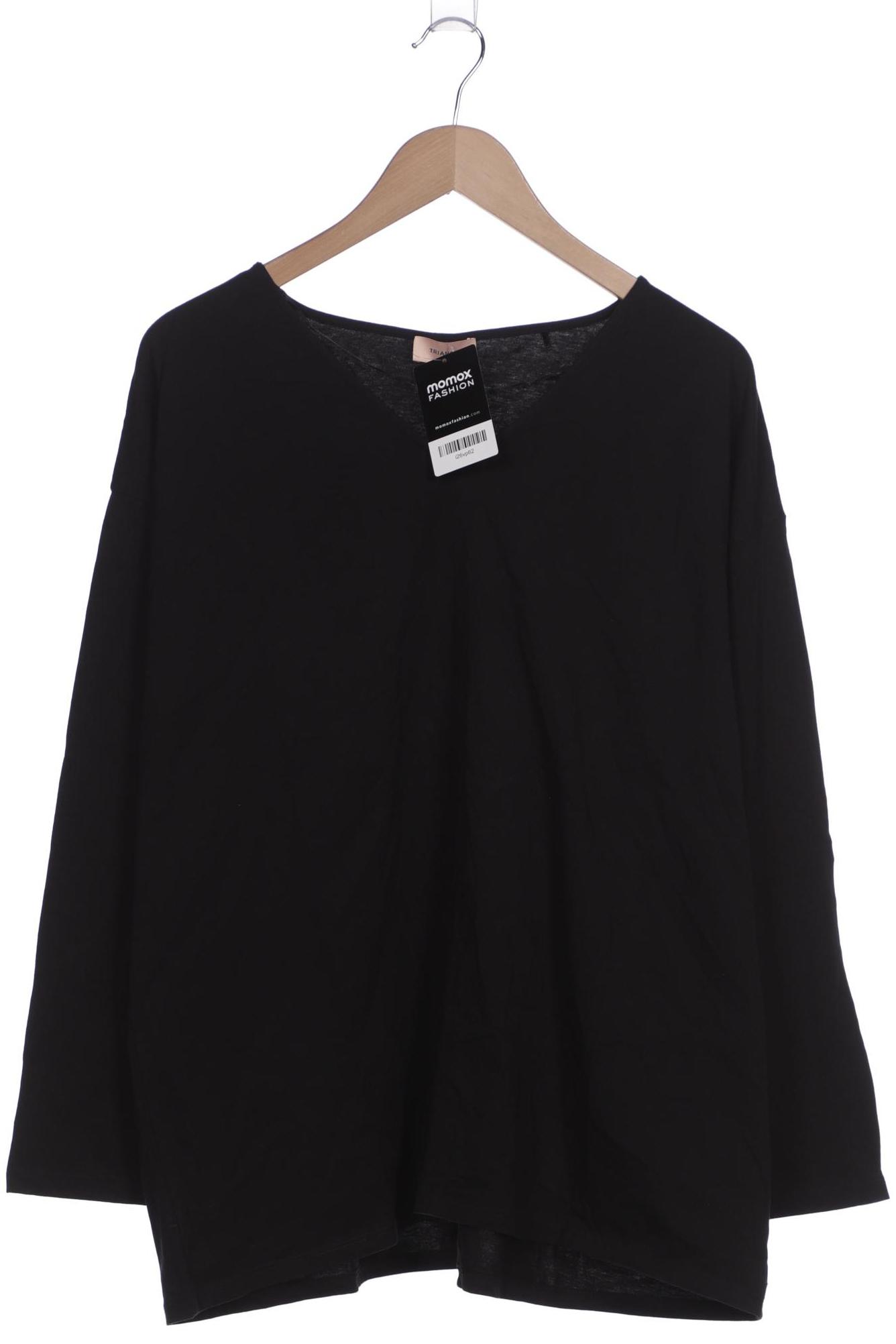 

Triangle Damen Langarmshirt, schwarz, Gr. 48