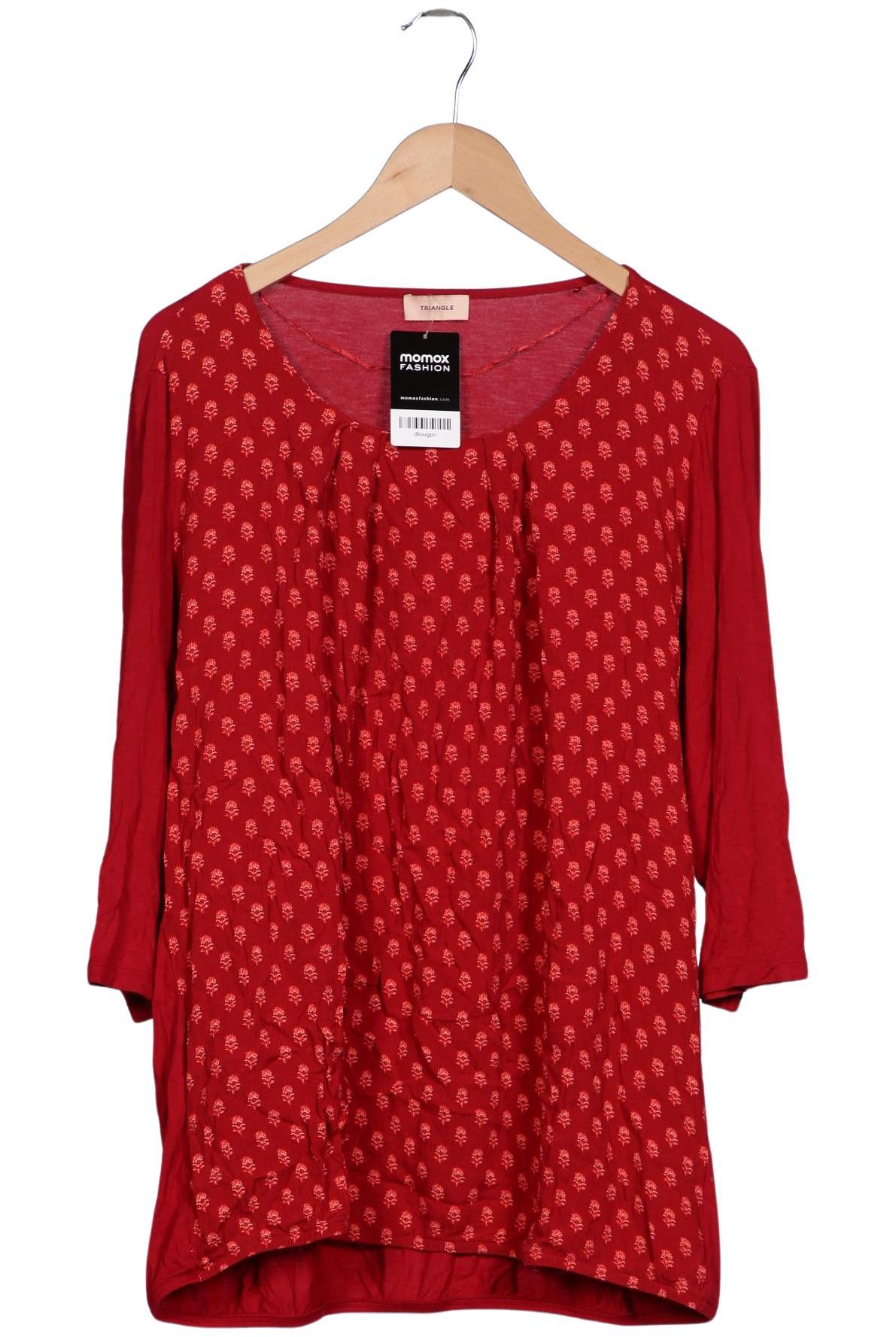 

Triangle Damen Langarmshirt, rot, Gr. 48