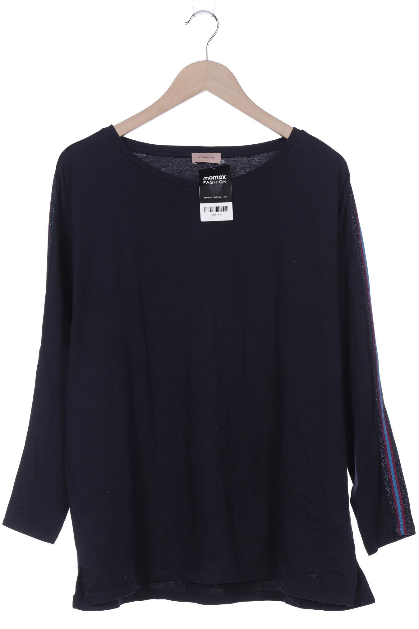 

Triangle Damen Langarmshirt, marineblau, Gr. 48