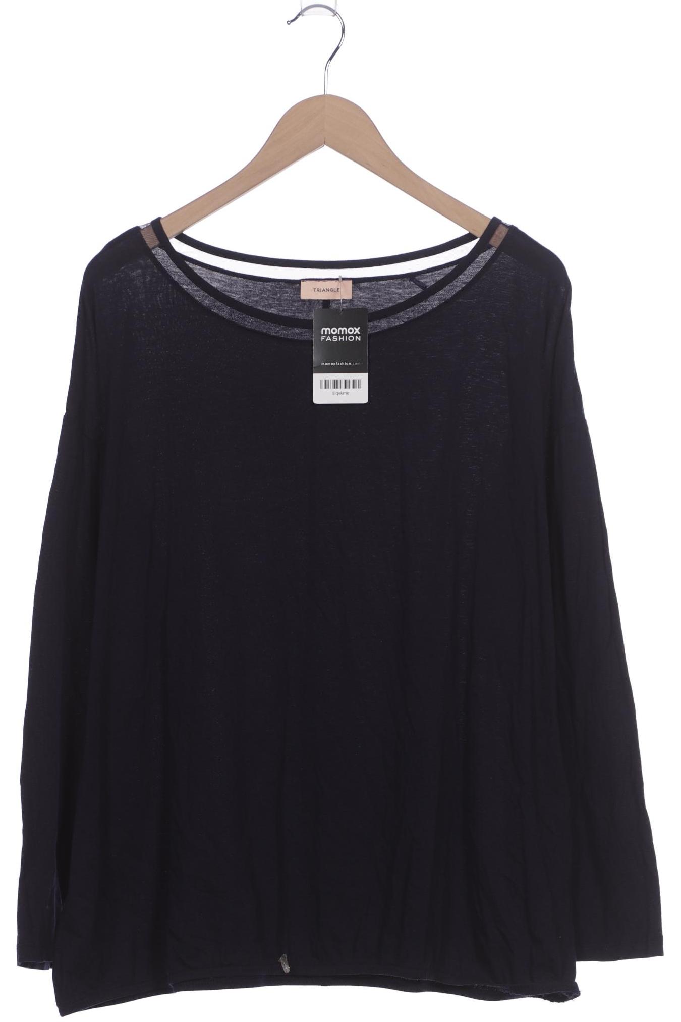

Triangle Damen Langarmshirt, marineblau, Gr. 46