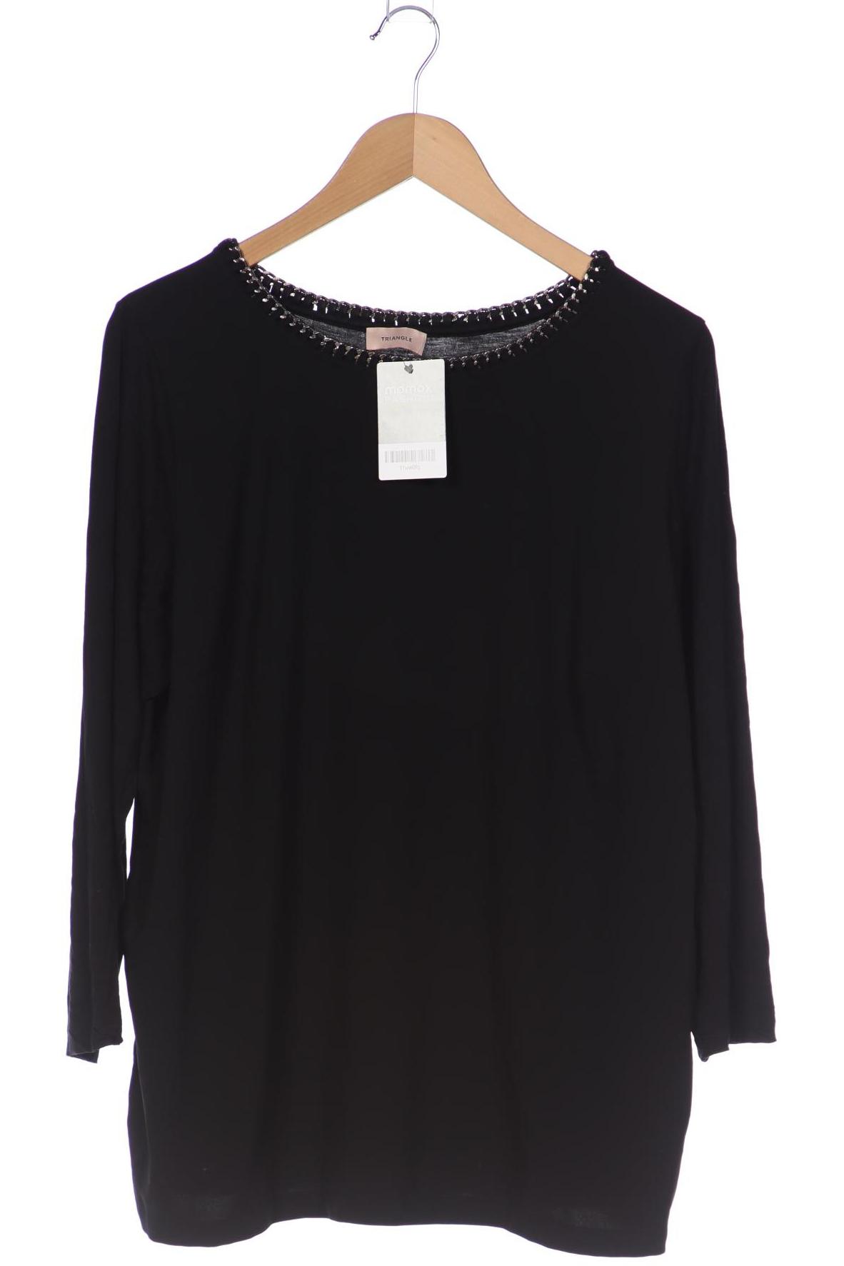 

Triangle Damen Langarmshirt, schwarz, Gr. 48