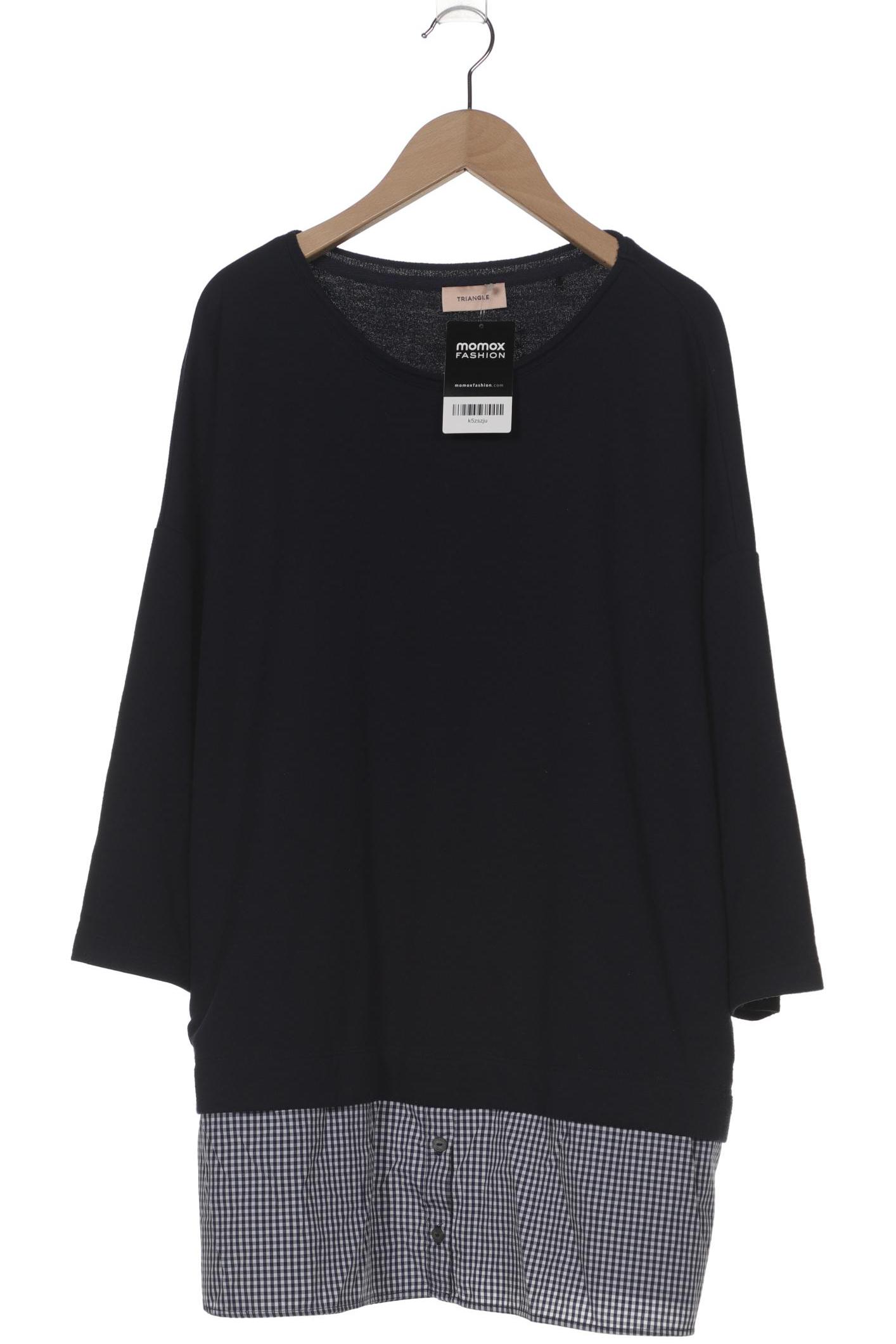 

Triangle Damen Langarmshirt, marineblau, Gr. 52