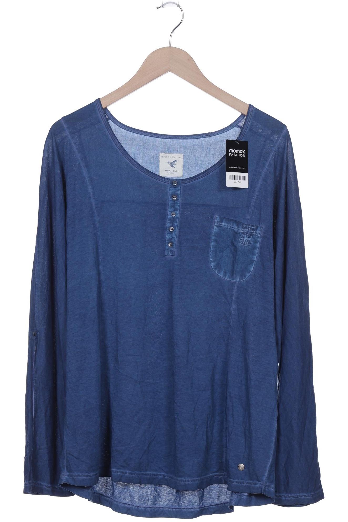 

Triangle Damen Langarmshirt, marineblau, Gr. 44