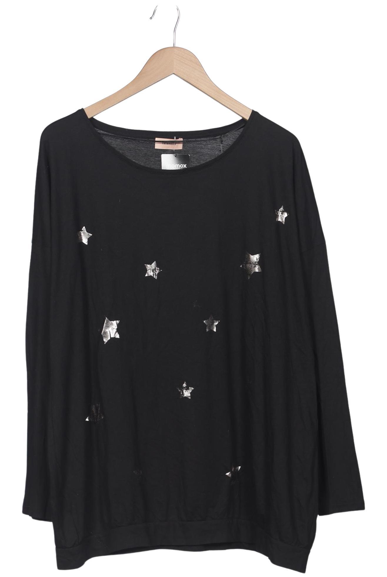 

Triangle Damen Langarmshirt, schwarz, Gr. 50