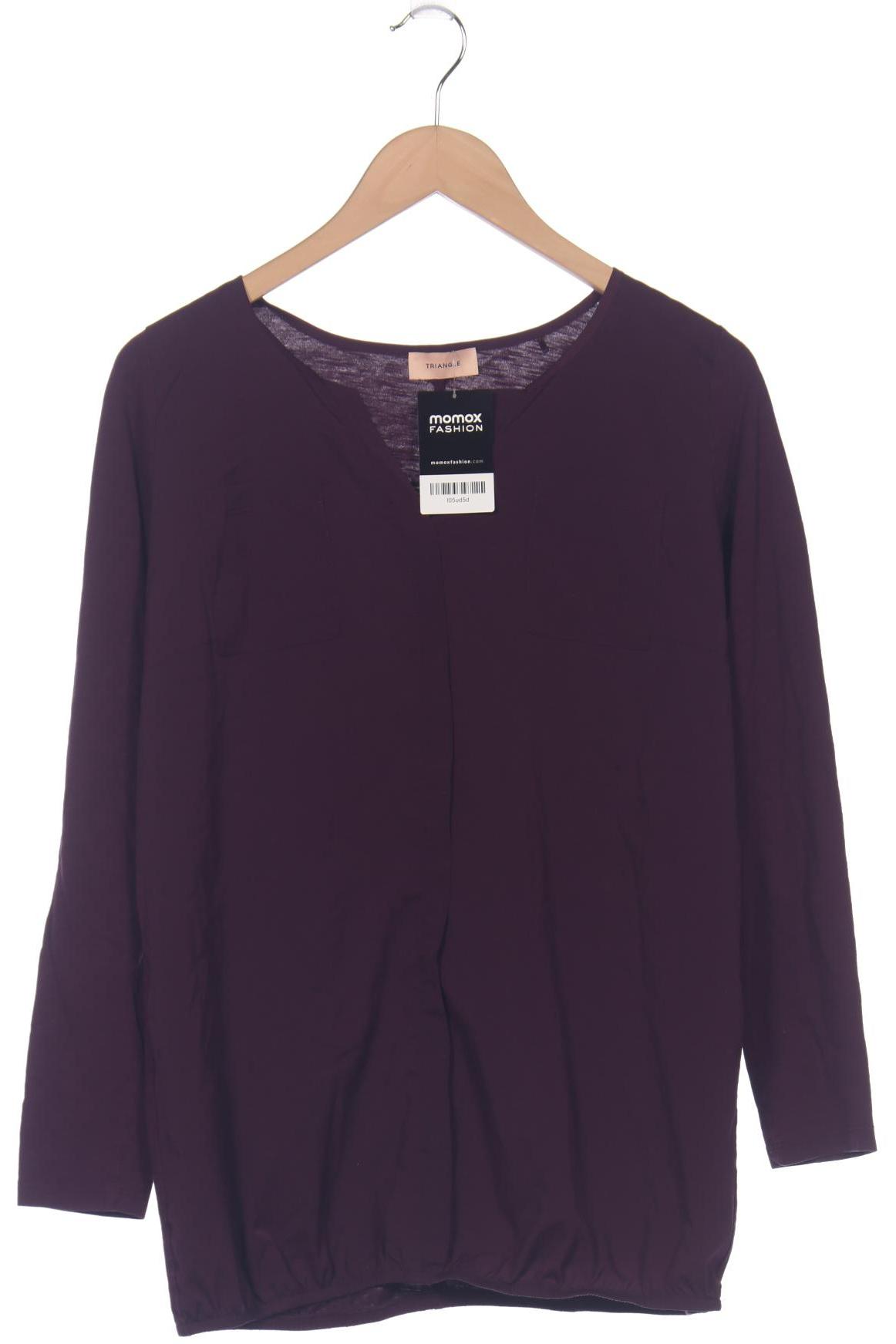 

Triangle Damen Langarmshirt, bordeaux, Gr. 40