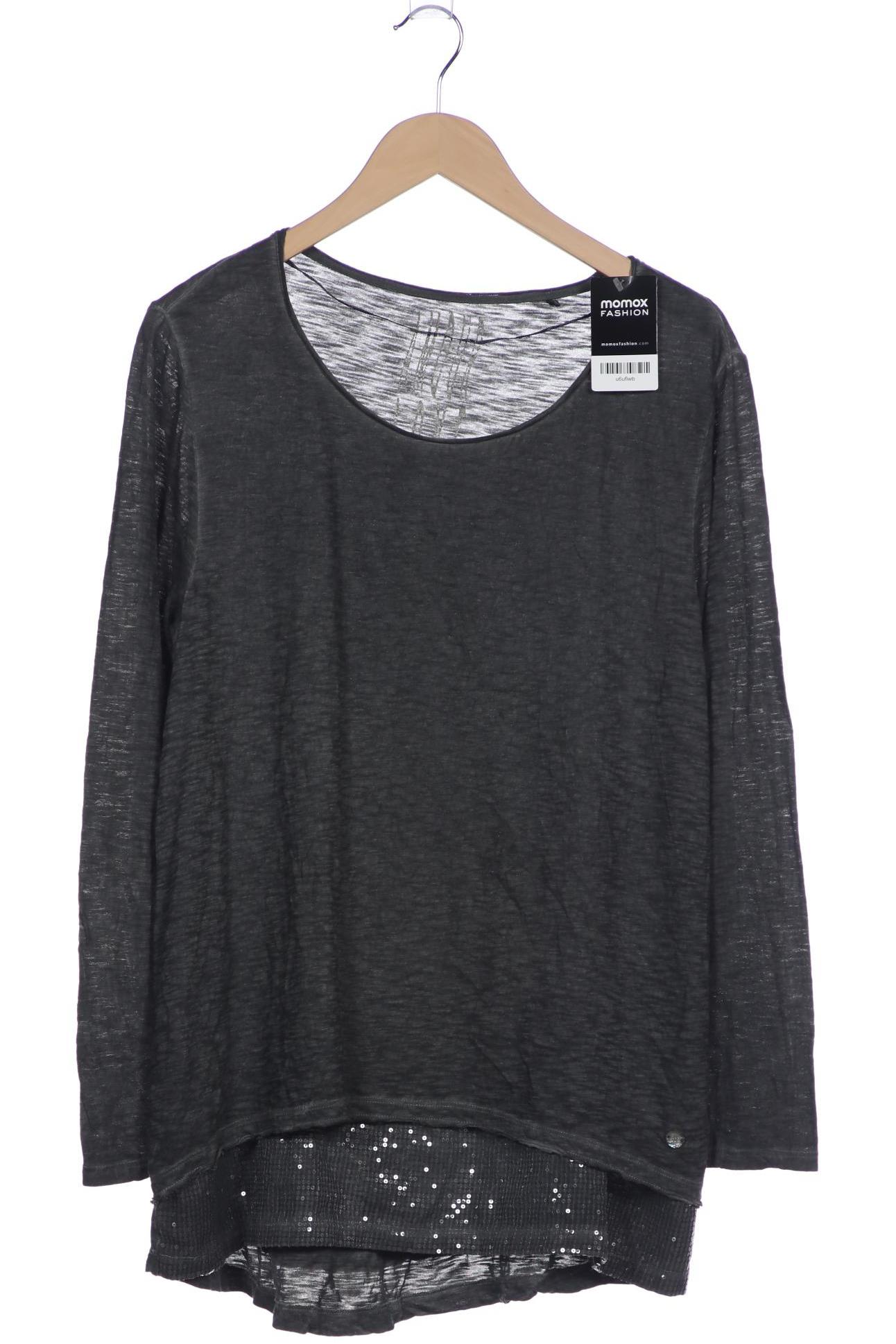 

Triangle Damen Langarmshirt, grau, Gr. 48