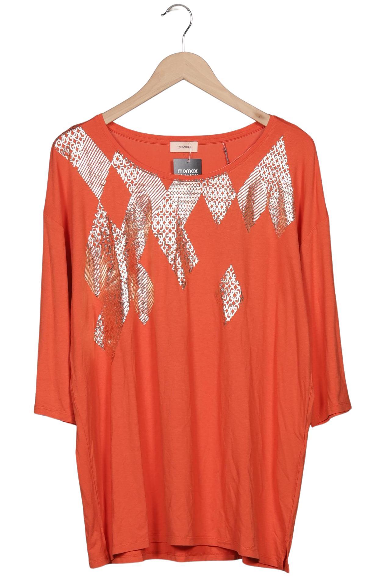 

Triangle Damen Langarmshirt, orange, Gr. 44