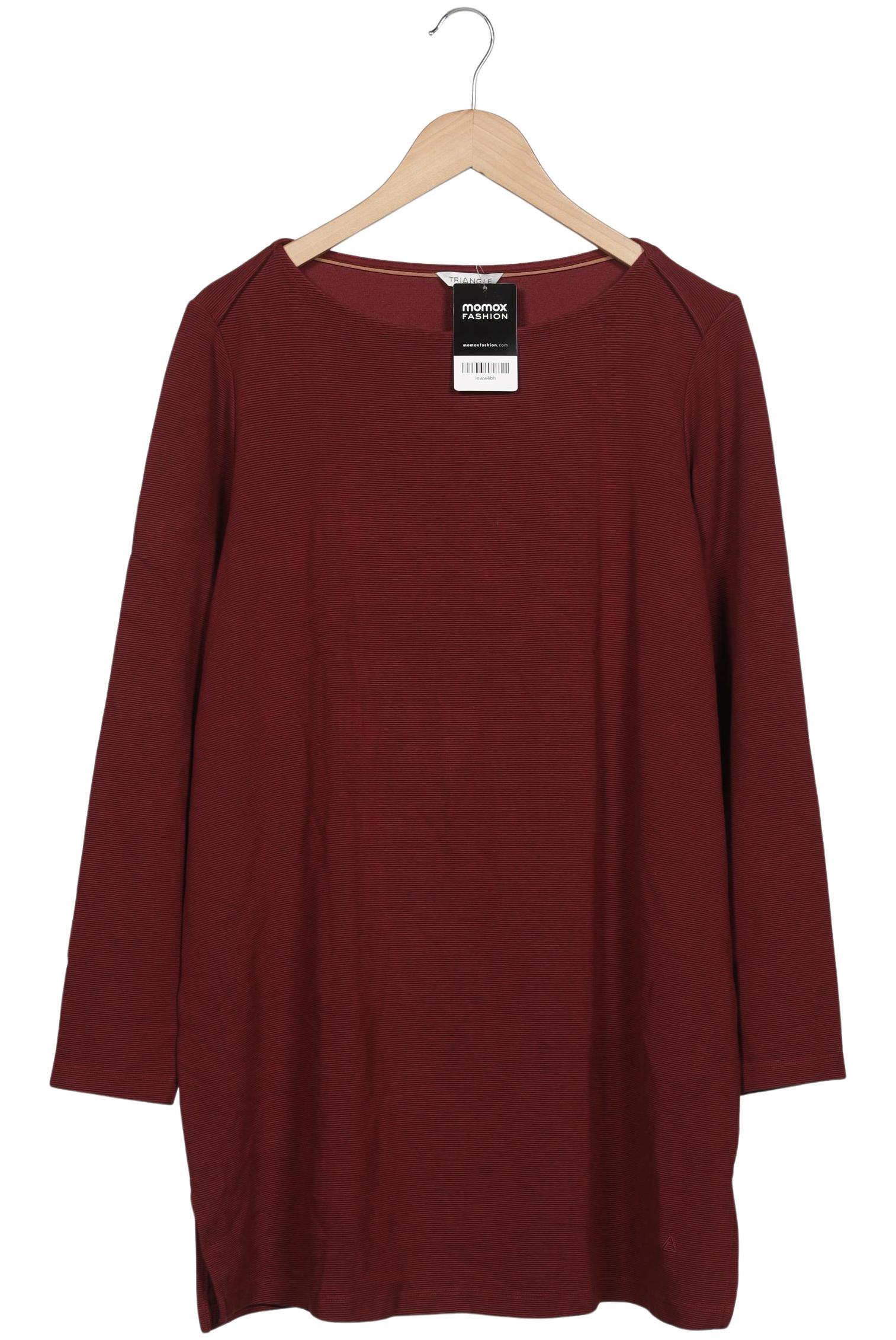 

Triangle Damen Langarmshirt, bordeaux, Gr. 48