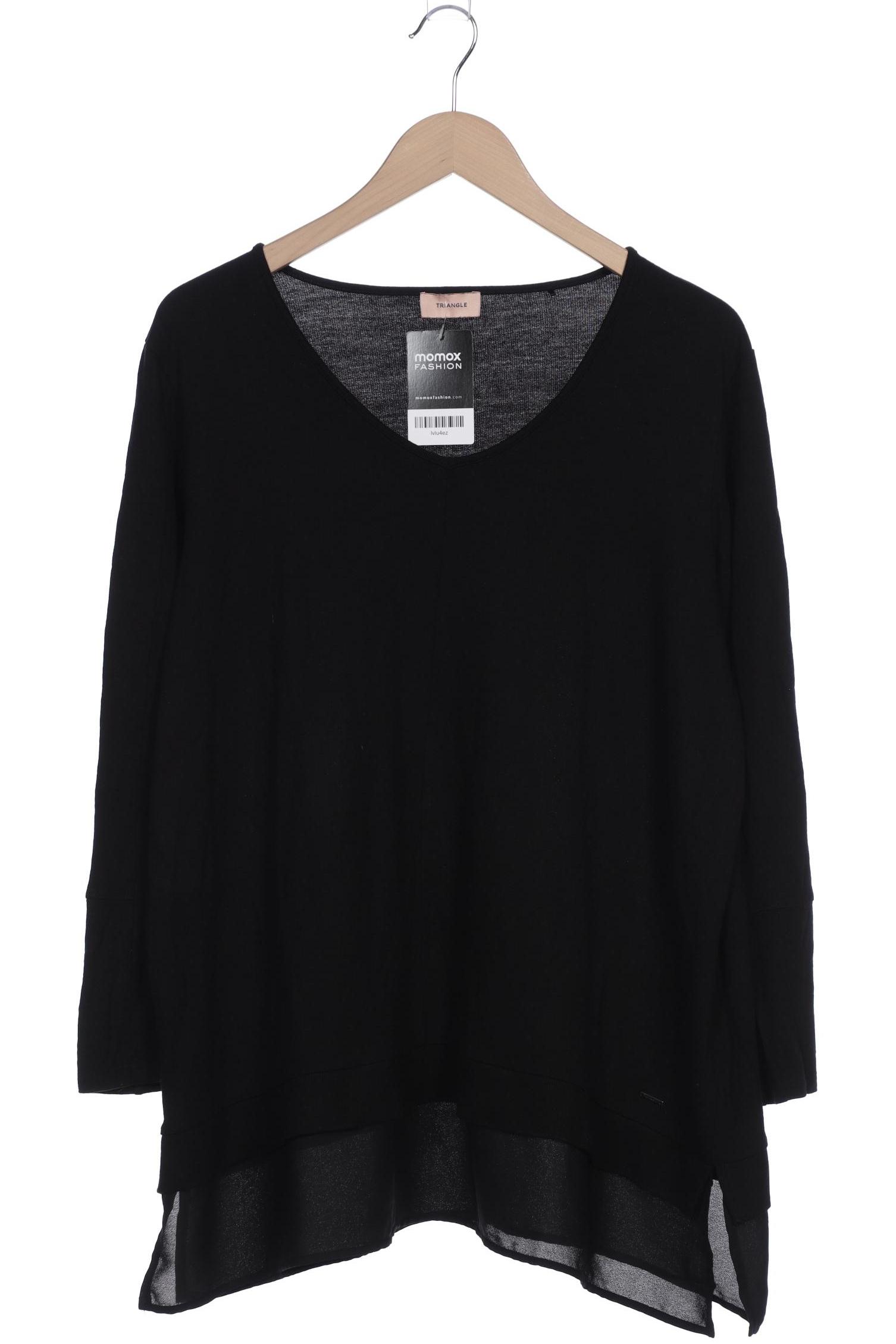 

Triangle Damen Langarmshirt, schwarz, Gr. 48