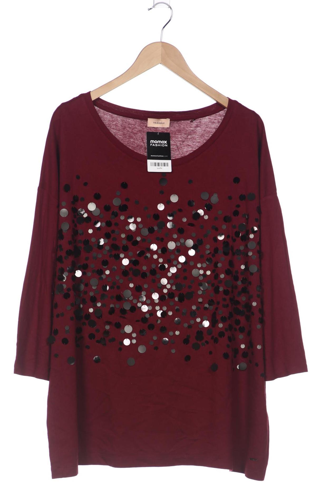 

Triangle Damen Langarmshirt, bordeaux, Gr. 52
