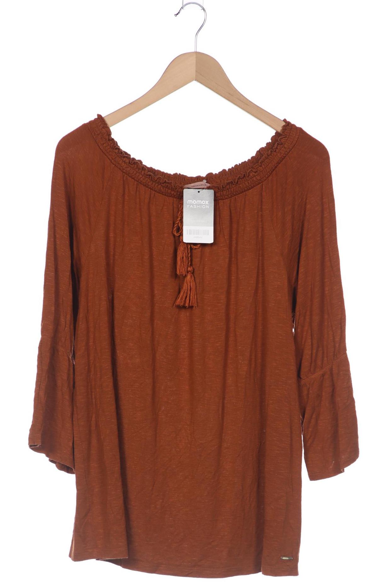 

Triangle Damen Langarmshirt, braun, Gr. 46