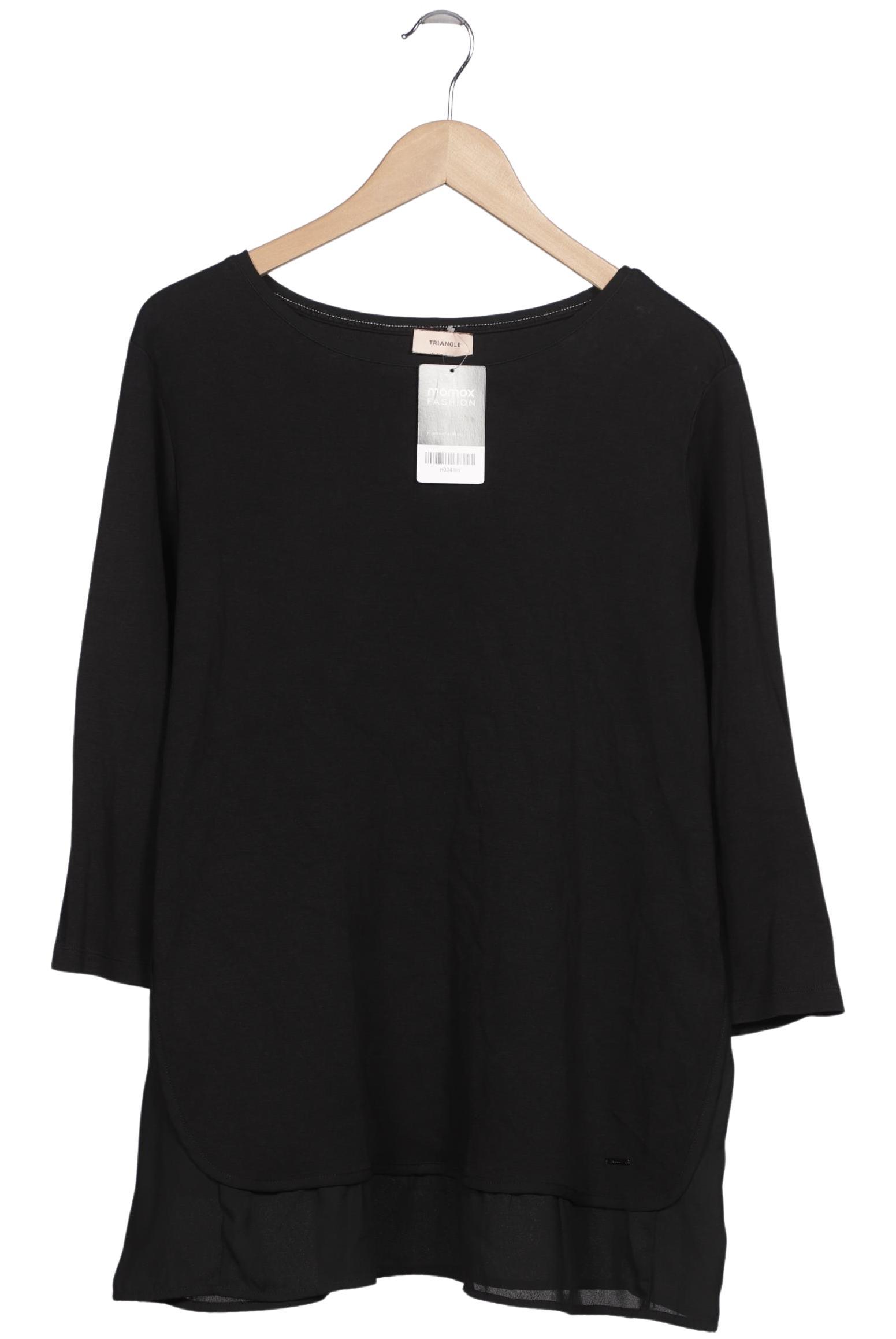 

Triangle Damen Langarmshirt, schwarz, Gr. 48