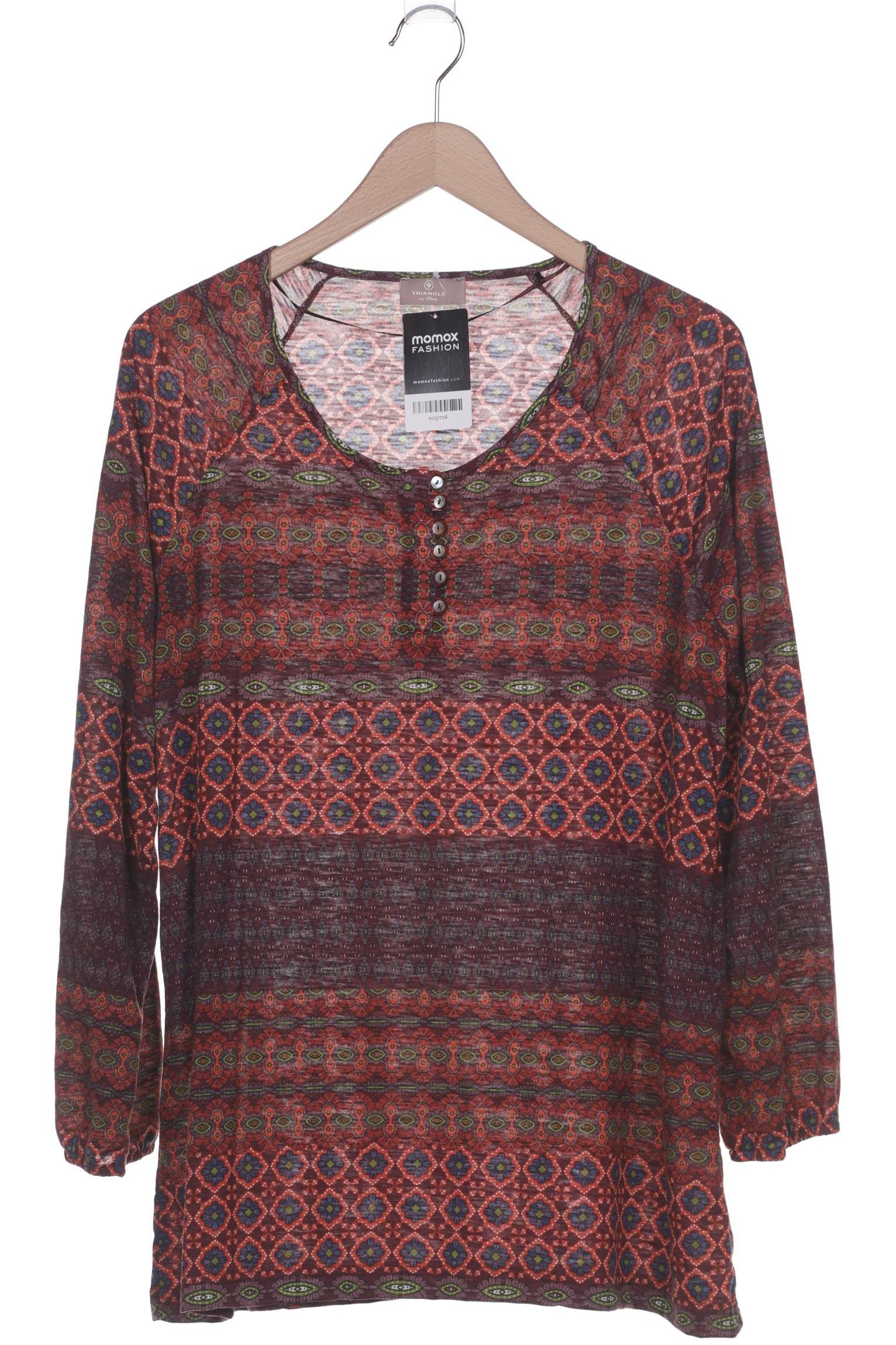 

Triangle Damen Langarmshirt, bordeaux, Gr. 46