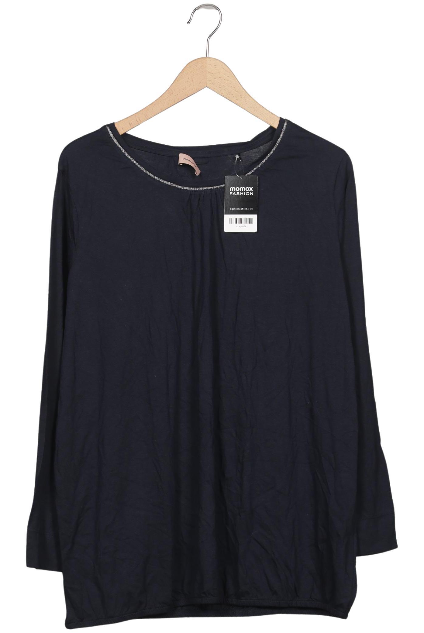 

Triangle Damen Langarmshirt, marineblau, Gr. 50