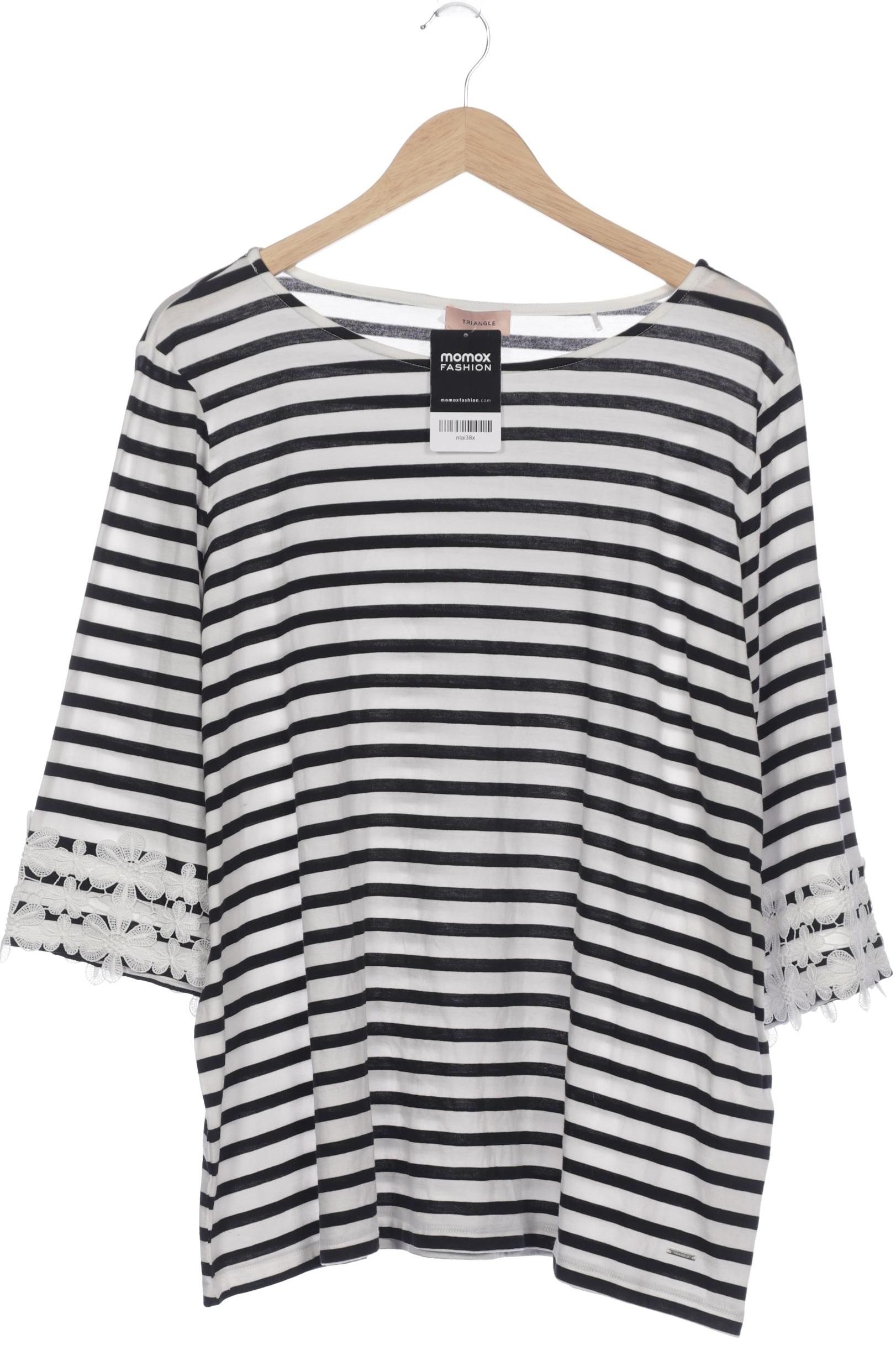 

Triangle Damen Langarmshirt, weiß, Gr. 50