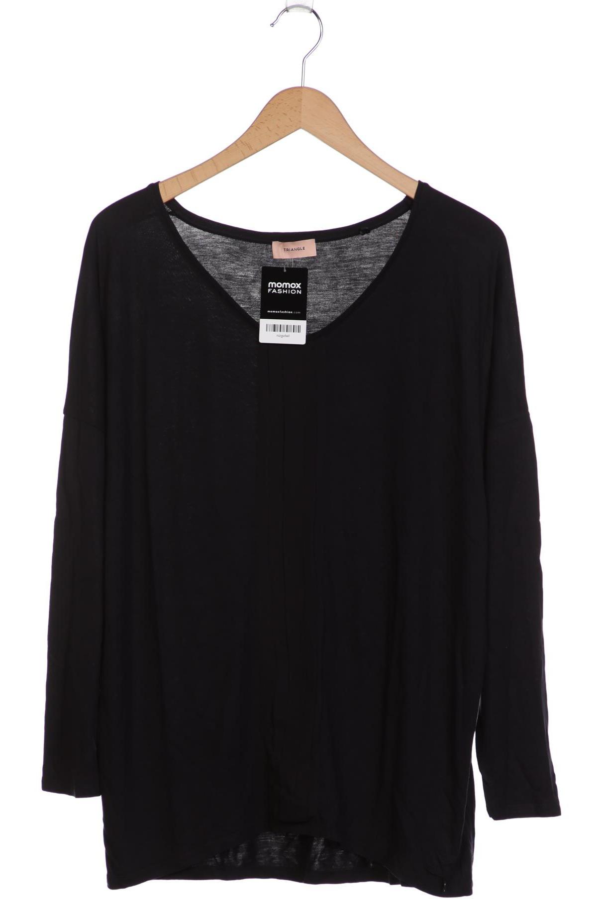 

Triangle Damen Langarmshirt, schwarz, Gr. 52