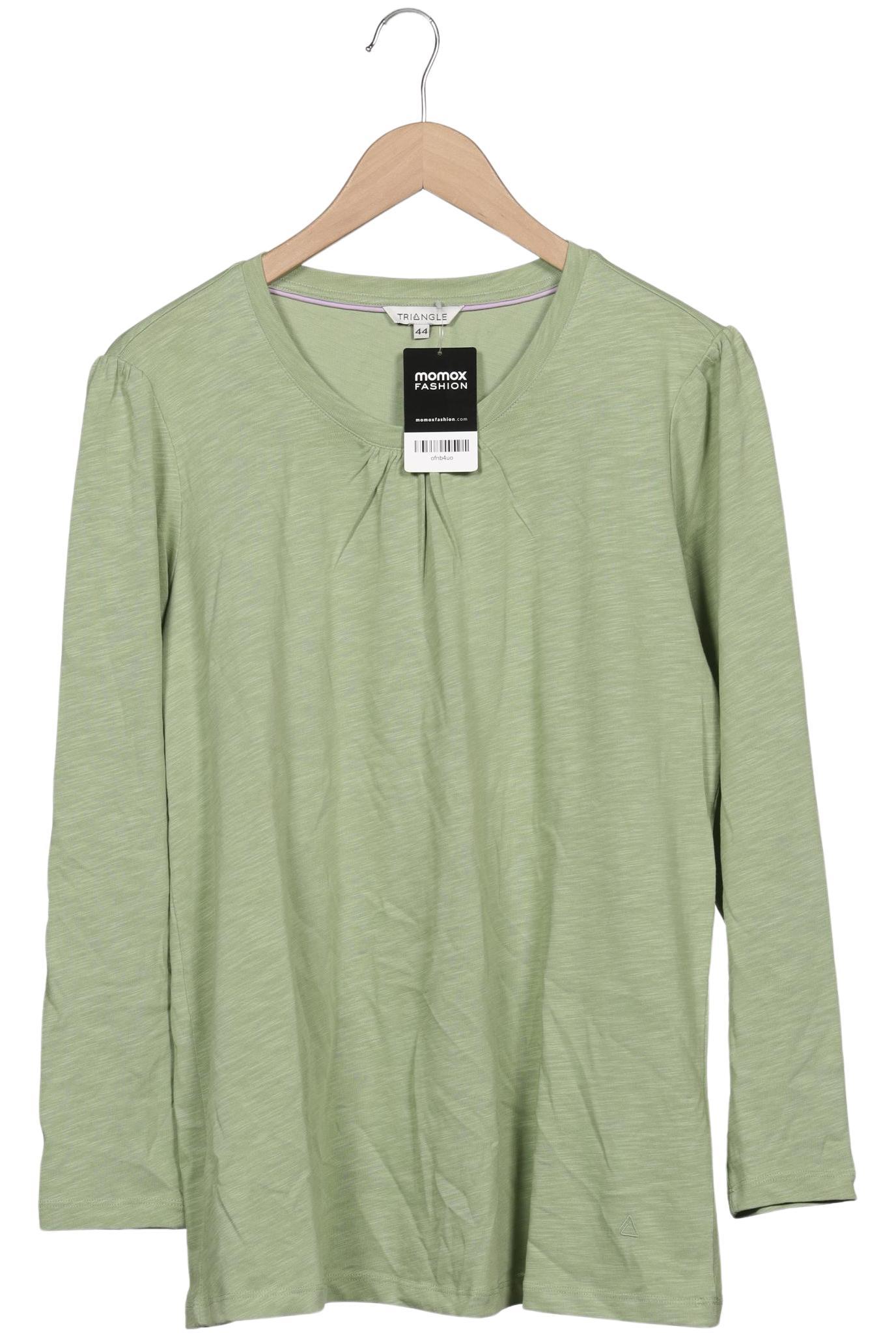 

Triangle Damen Langarmshirt, hellgrün, Gr. 44