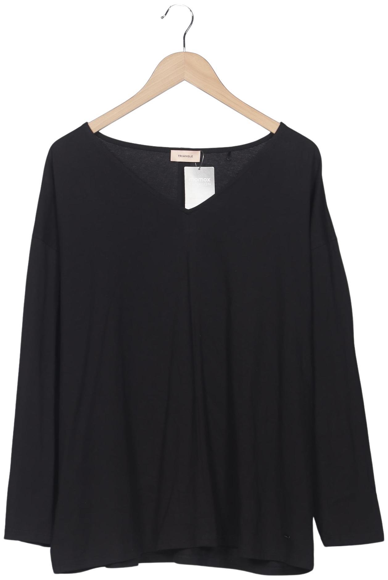 

Triangle Damen Langarmshirt, schwarz, Gr. 48