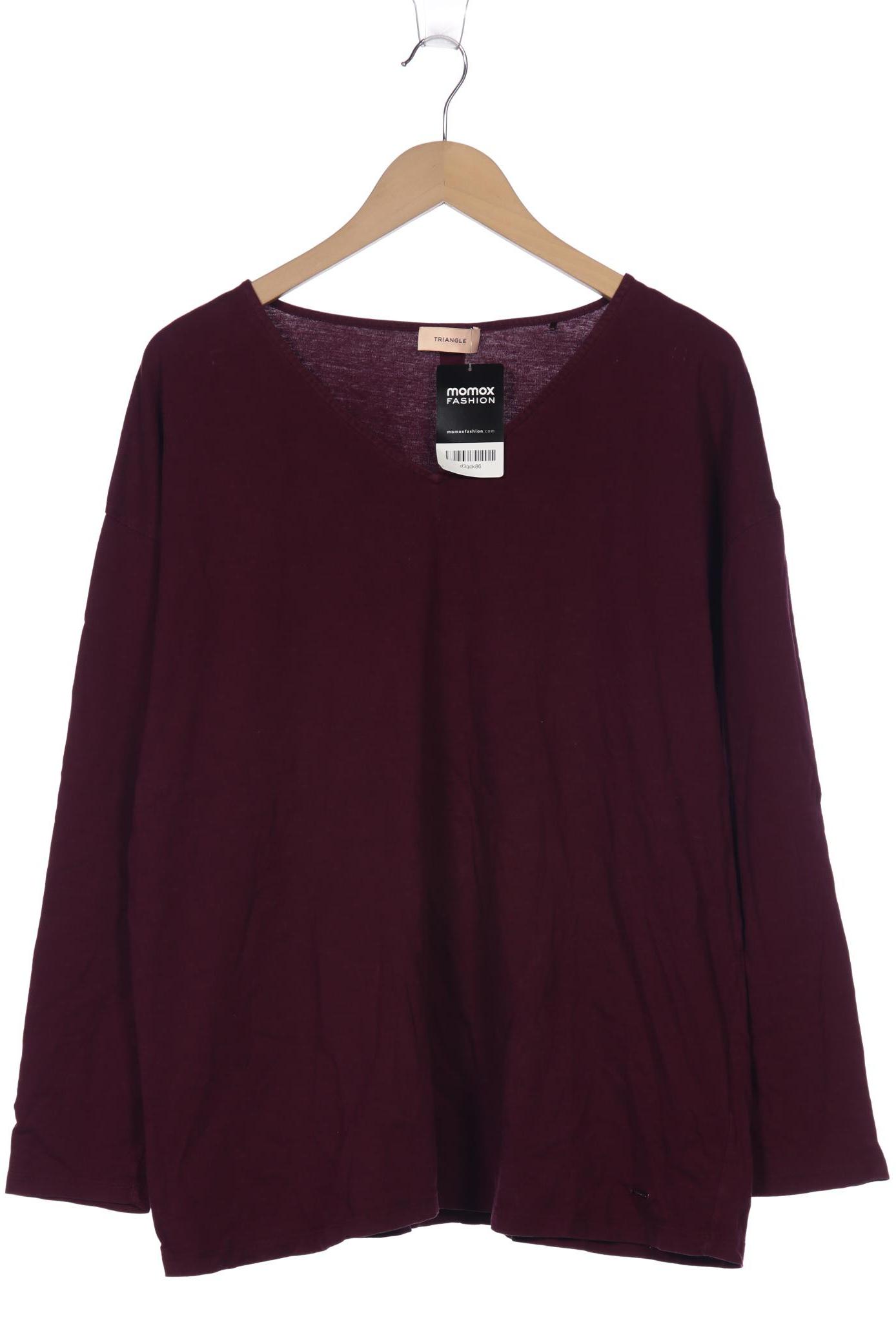 

Triangle Damen Langarmshirt, bordeaux, Gr. 48