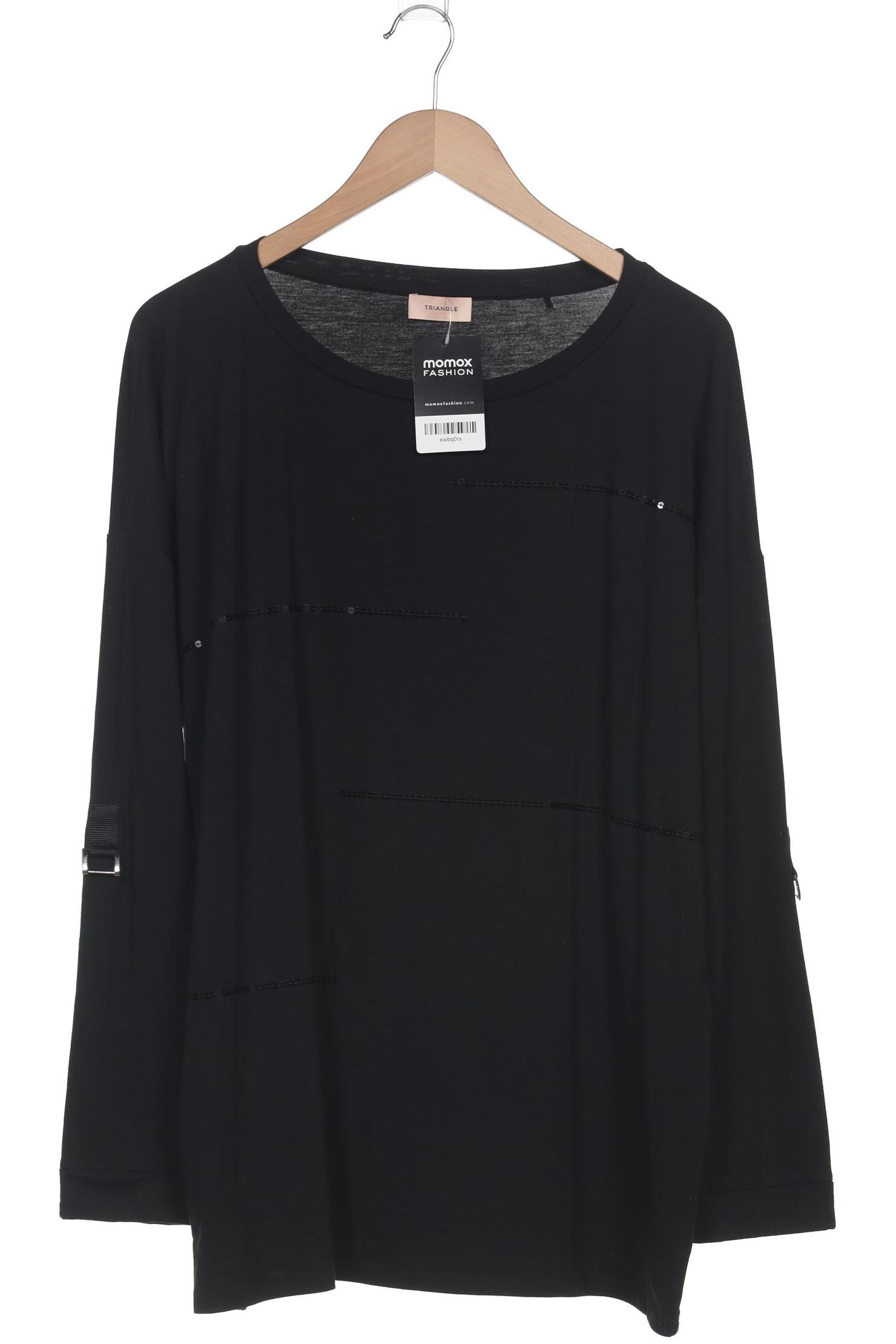 

Triangle Damen Langarmshirt, schwarz, Gr. 48