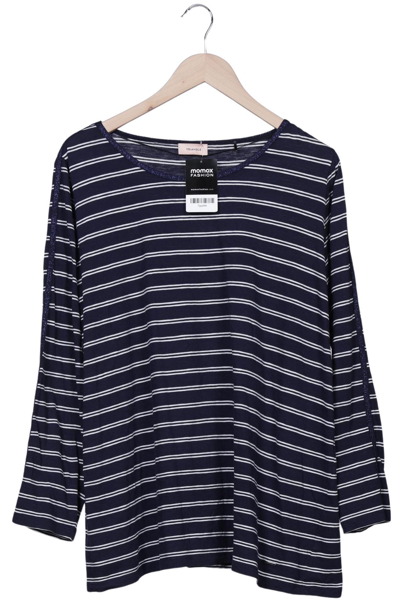 

Triangle Damen Langarmshirt, blau, Gr. 52