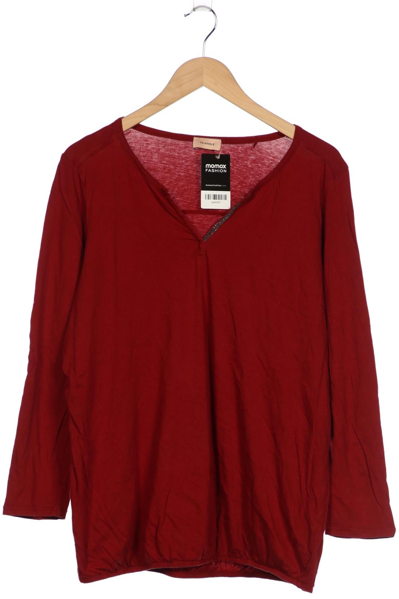 

Triangle Damen Langarmshirt, bordeaux, Gr. 46