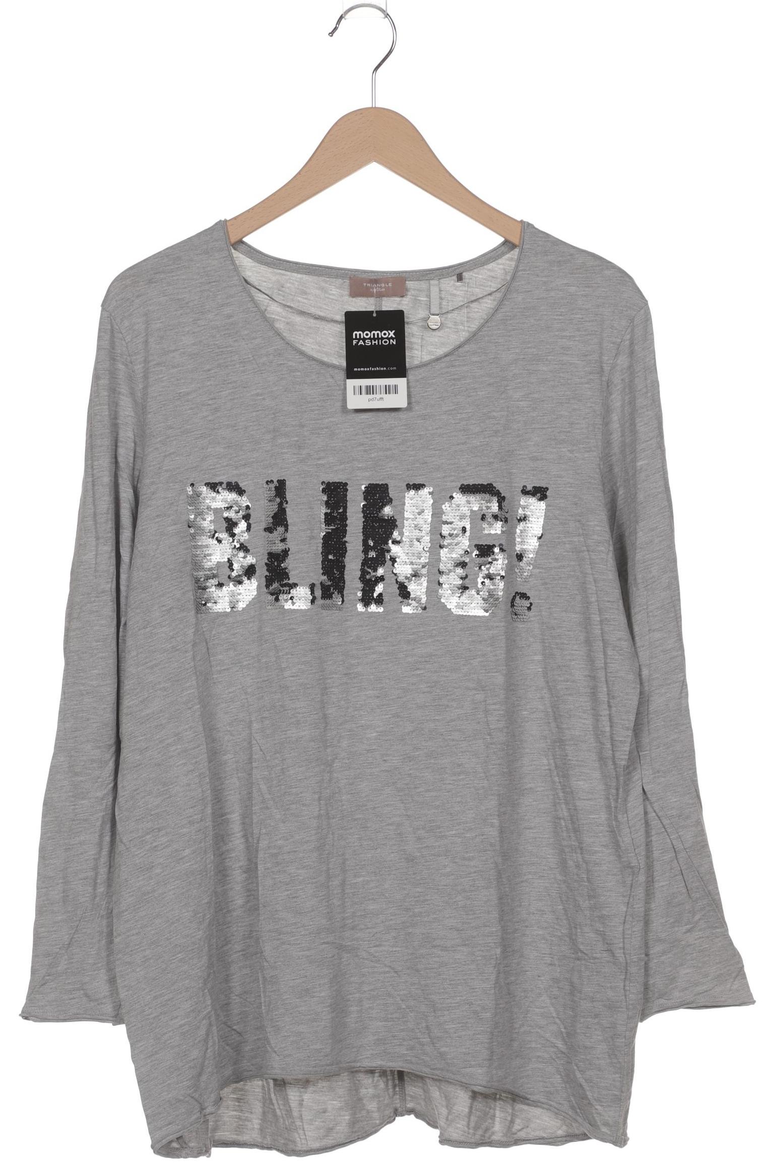

Triangle Damen Langarmshirt, grau, Gr. 48