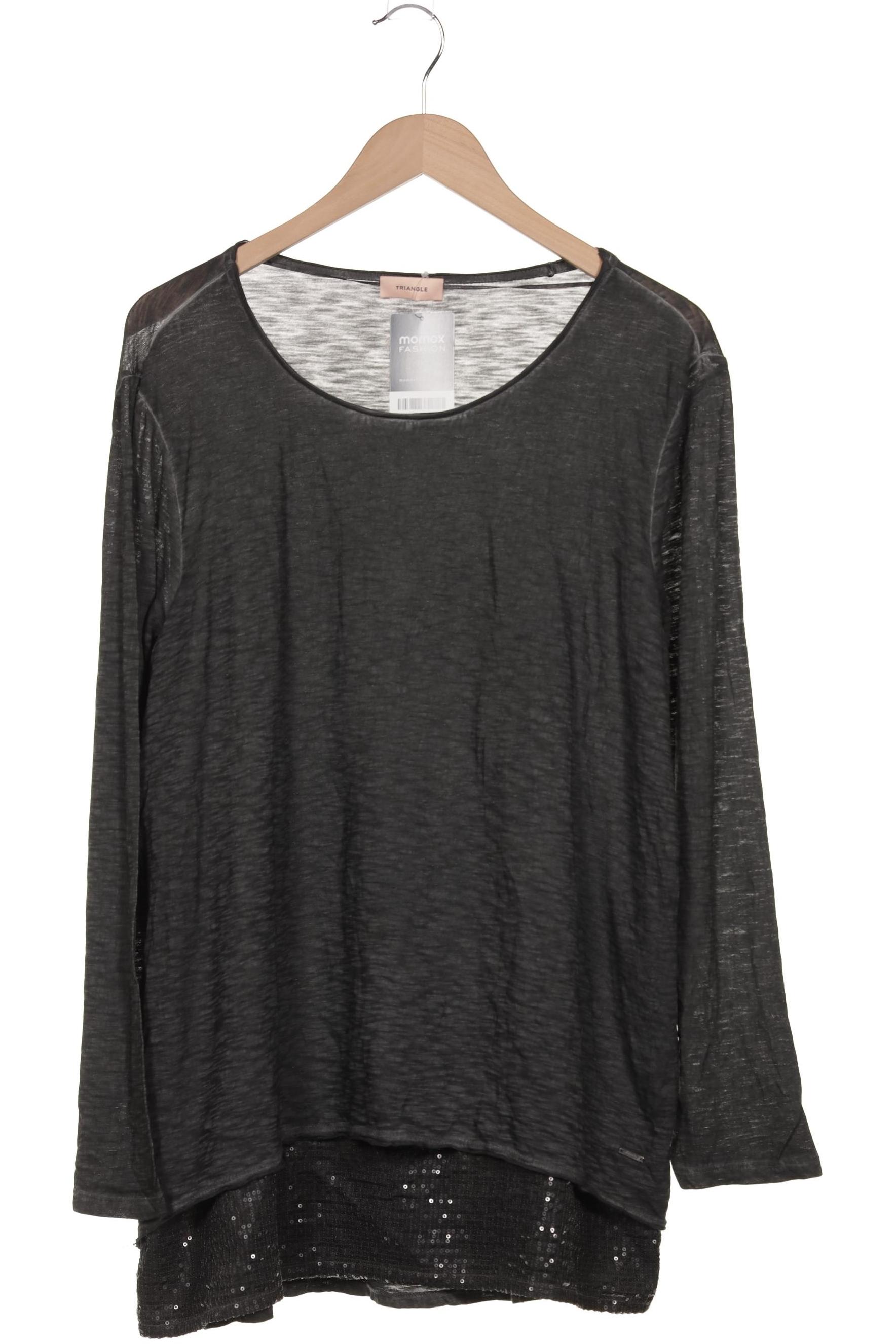 

Triangle Damen Langarmshirt, grau, Gr. 46