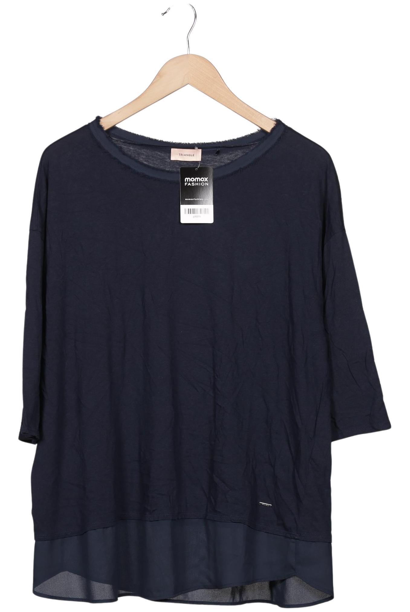 

Triangle Damen Langarmshirt, marineblau, Gr. 48
