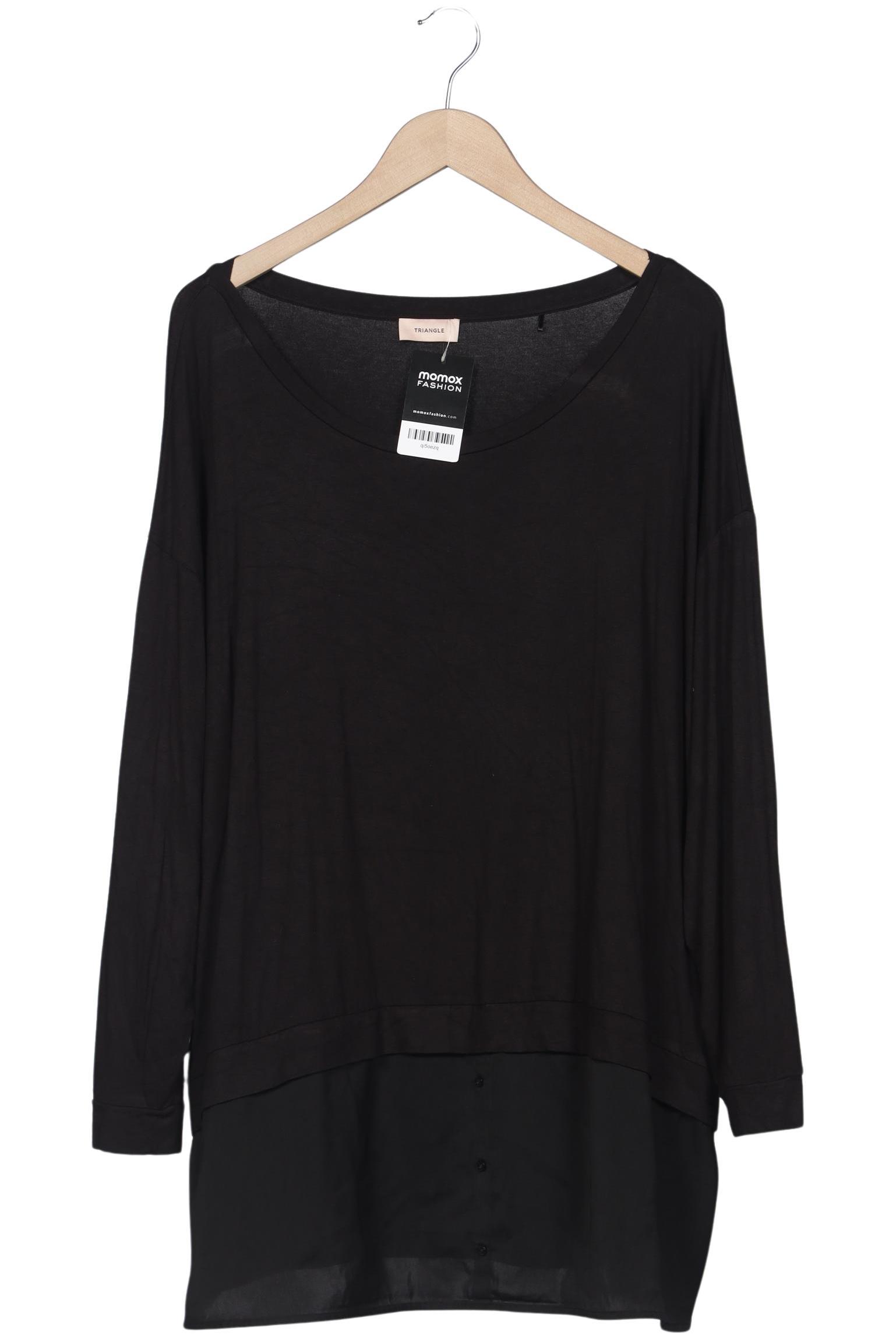 

Triangle Damen Langarmshirt, schwarz, Gr. 54