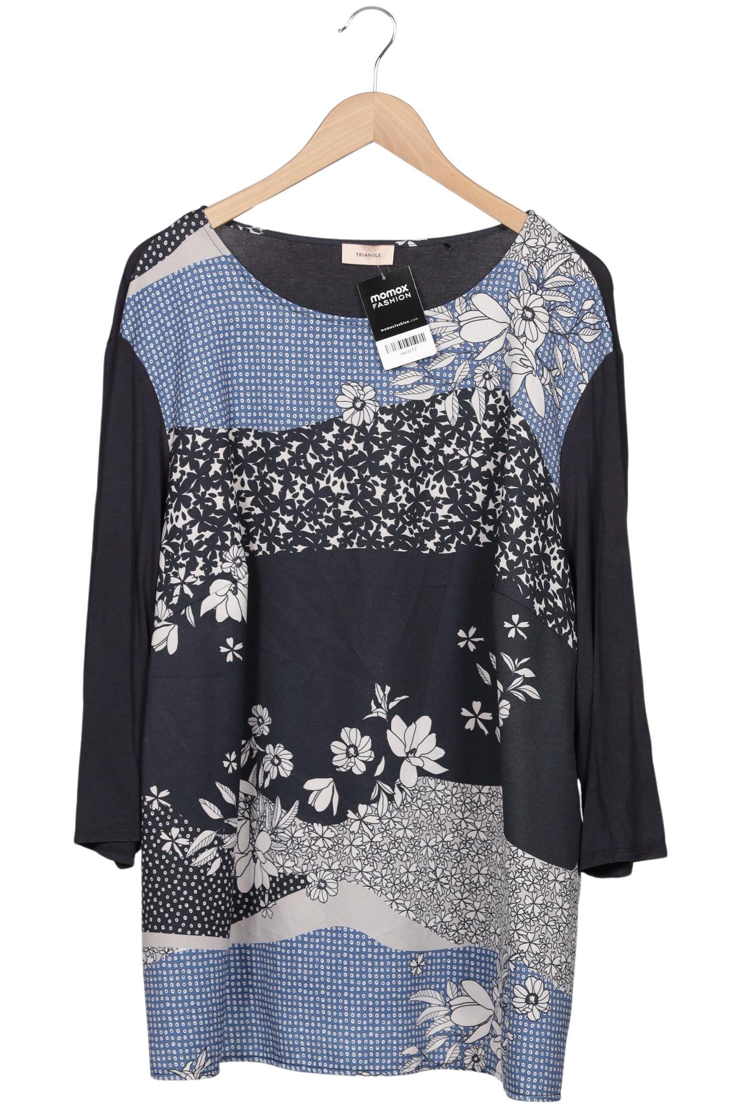 

Triangle Damen Langarmshirt, marineblau, Gr. 52