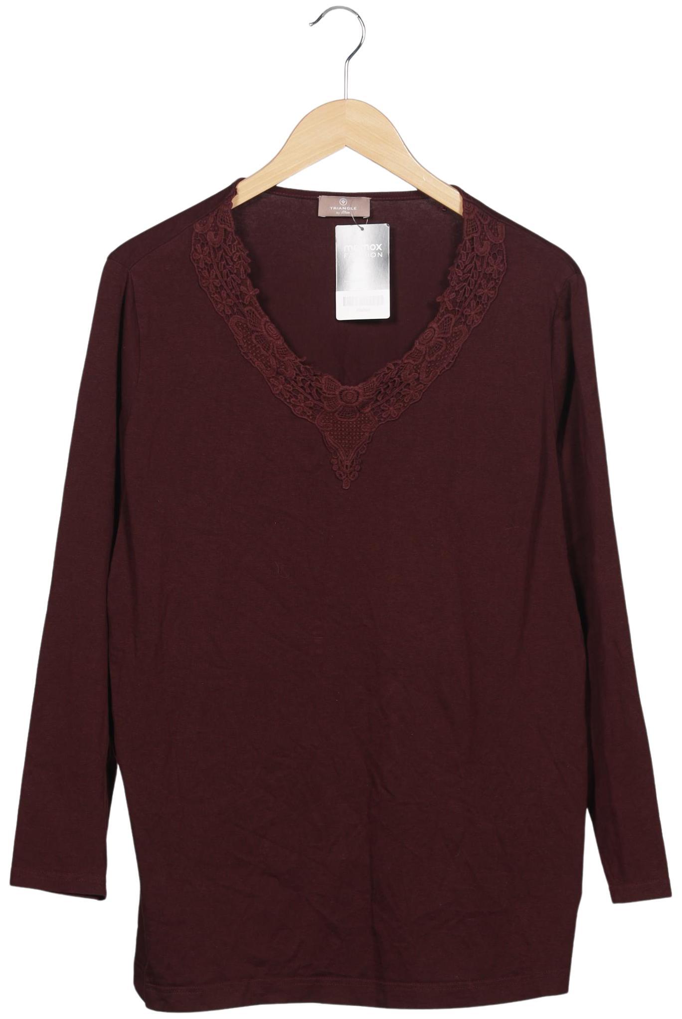 

Triangle Damen Langarmshirt, bordeaux, Gr. 50