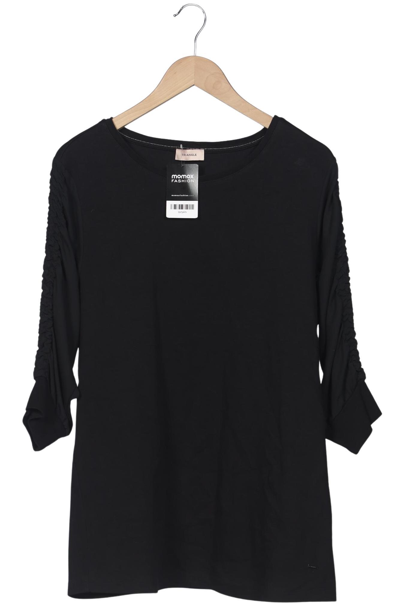

Triangle Damen Langarmshirt, schwarz, Gr. 48