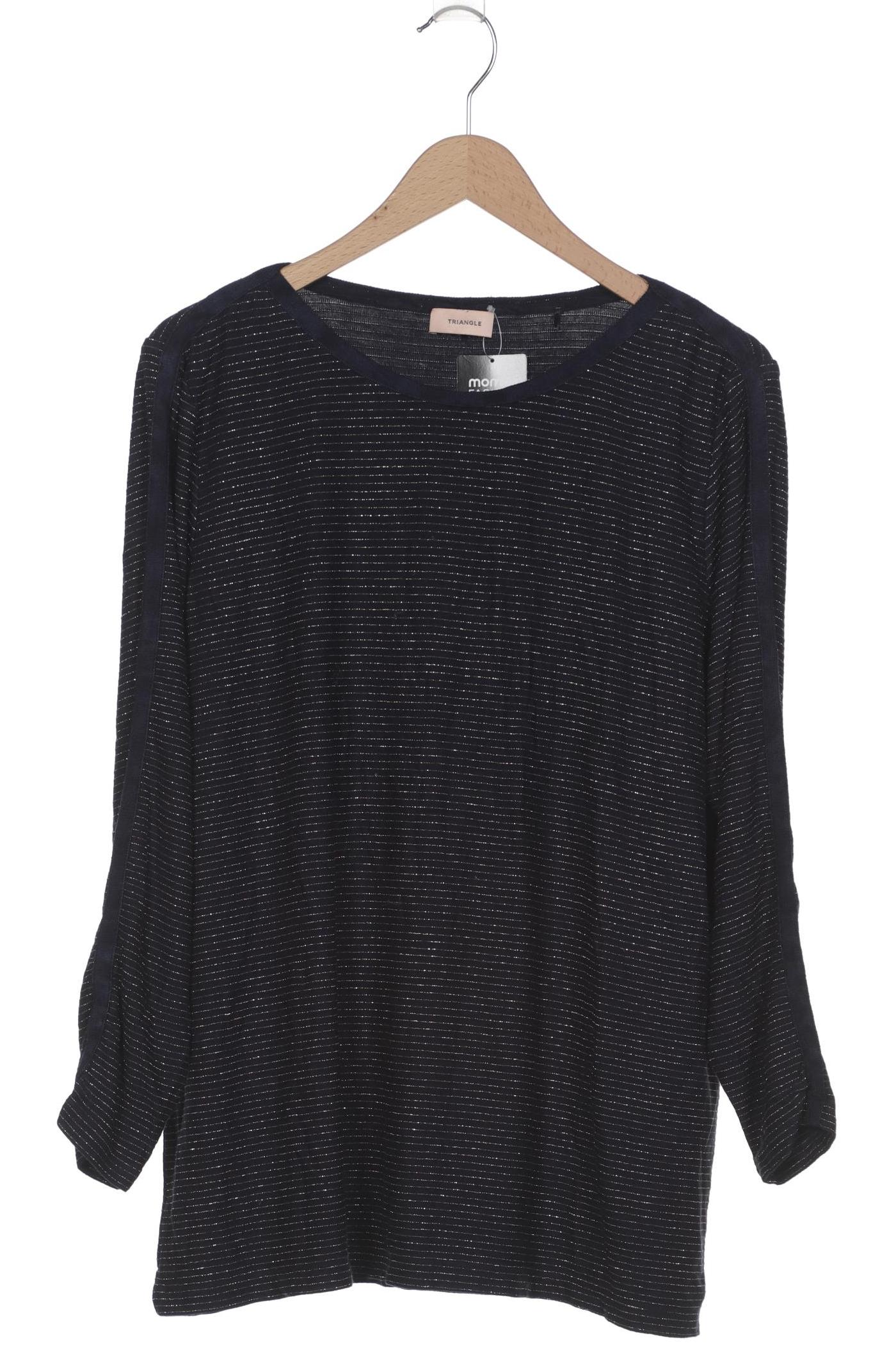

Triangle Damen Langarmshirt, marineblau, Gr. 48