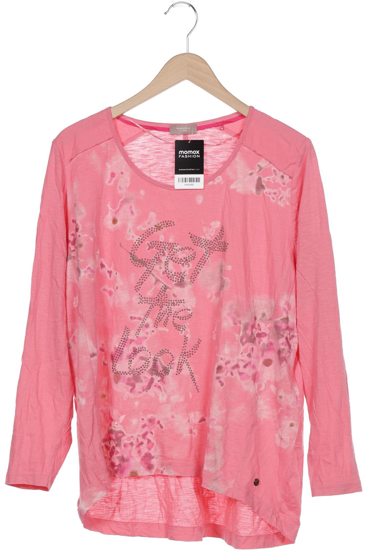 

Triangle Damen Langarmshirt, pink, Gr. 48