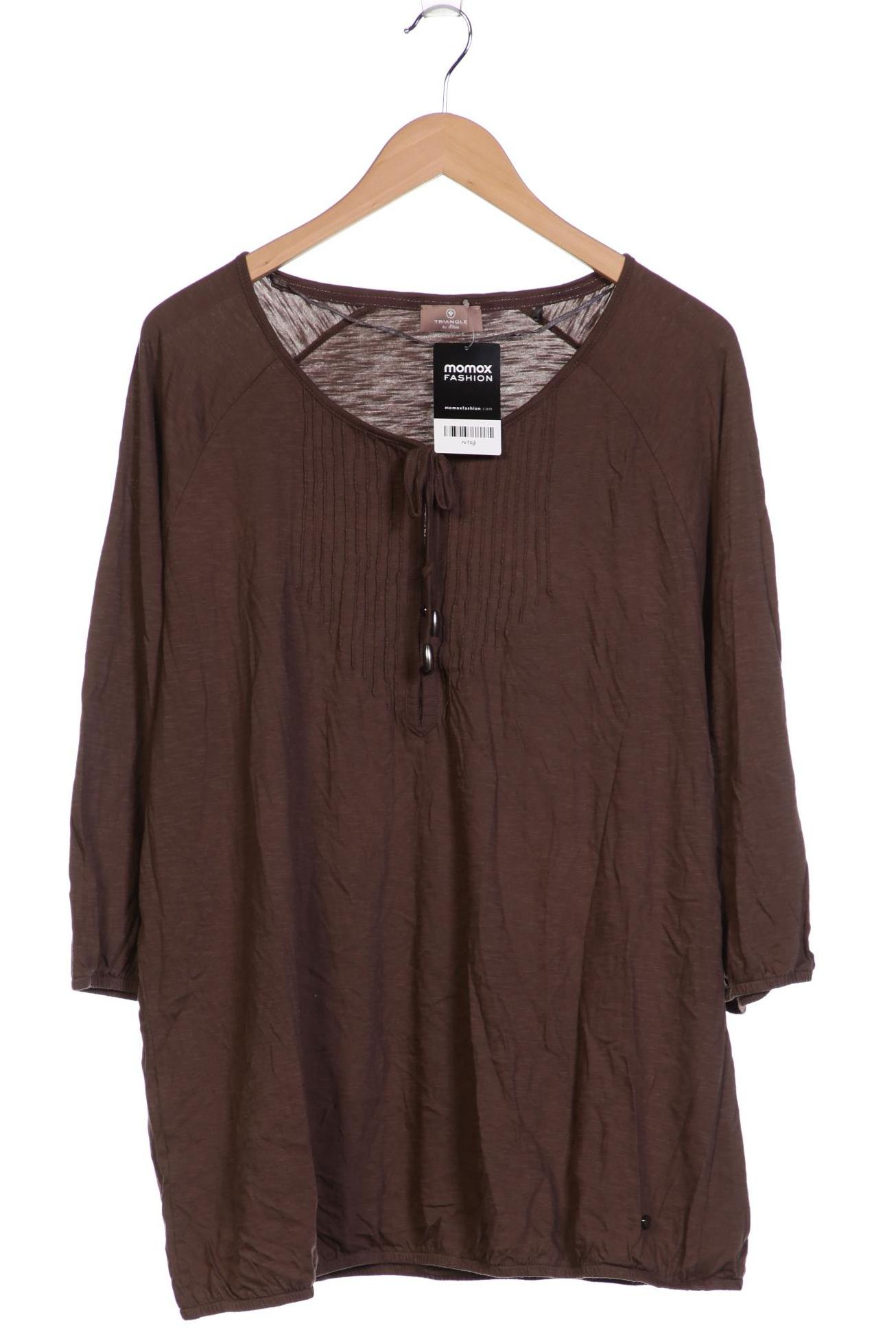 

Triangle Damen Langarmshirt, braun, Gr. 50