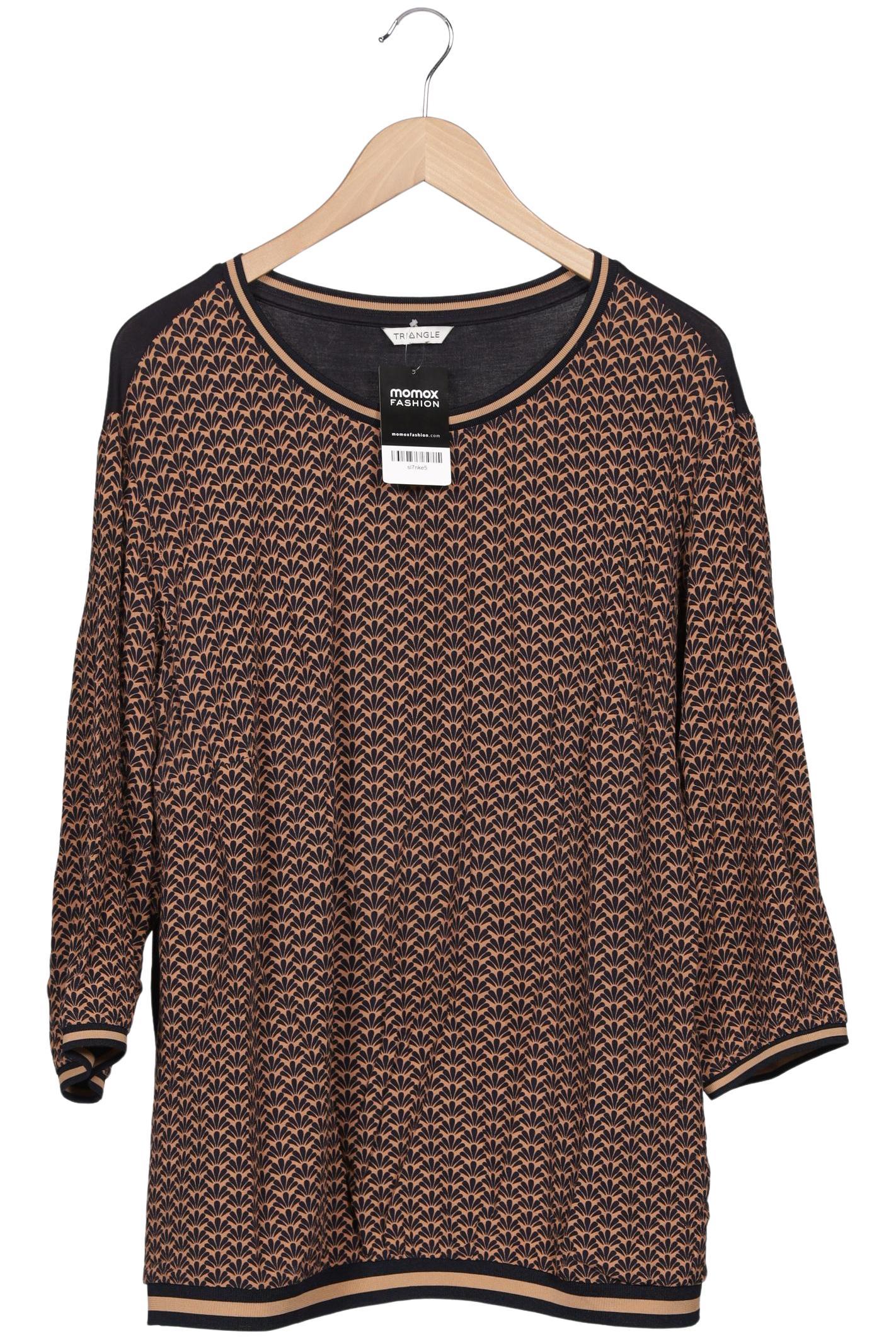 

Triangle Damen Langarmshirt, braun, Gr. 52