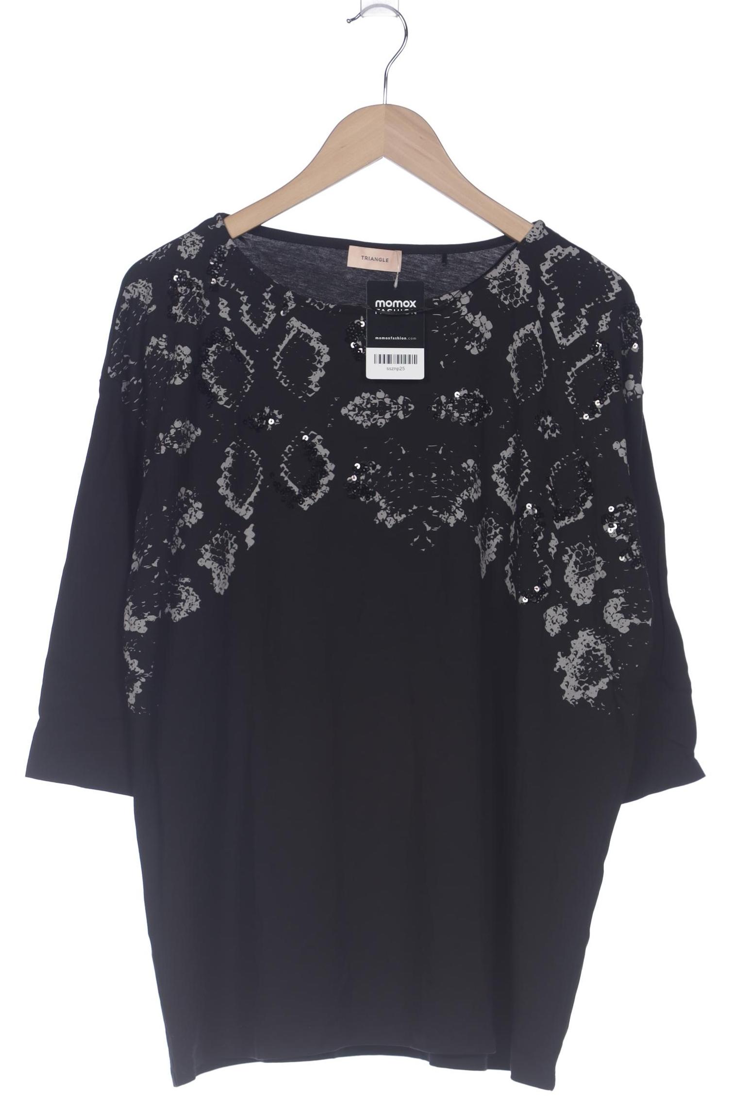 

Triangle Damen Langarmshirt, schwarz, Gr. 48