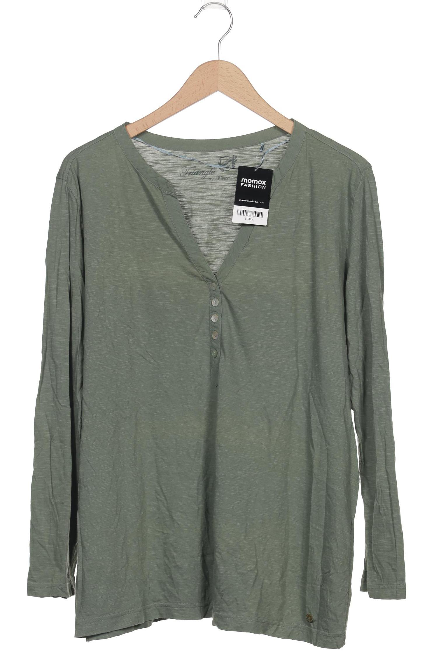 

Triangle Damen Langarmshirt, grün, Gr. 50