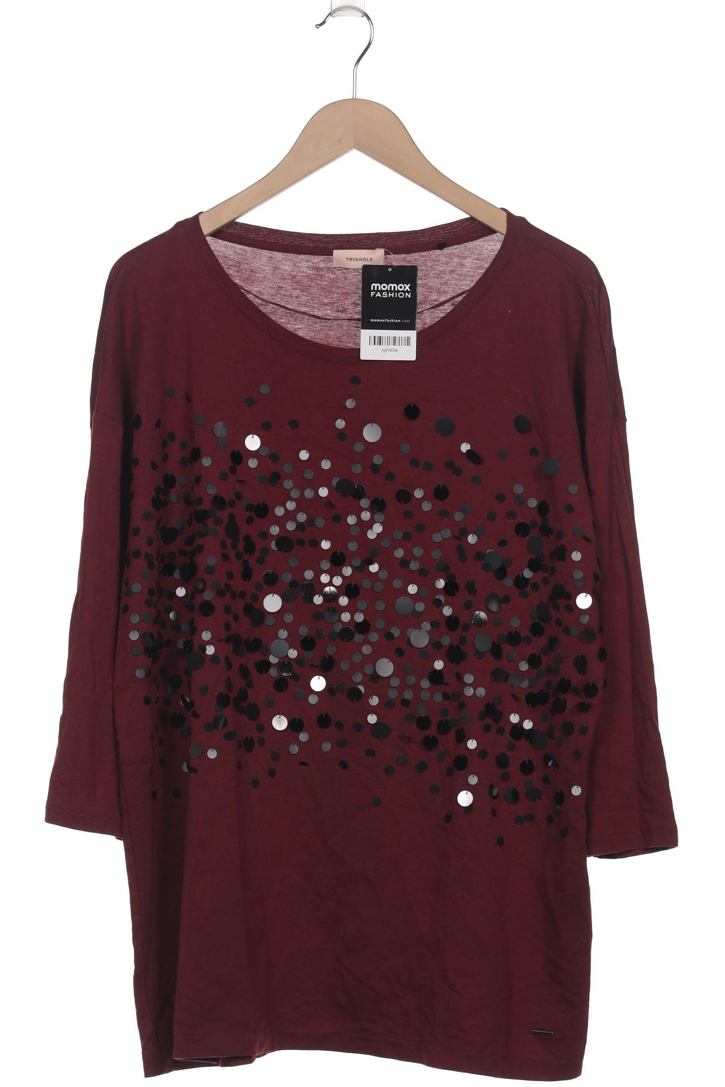 

Triangle Damen Langarmshirt, bordeaux, Gr. 48