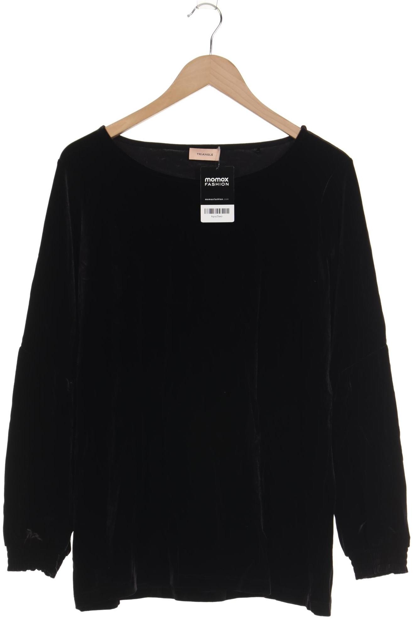 

Triangle Damen Langarmshirt, schwarz, Gr. 44