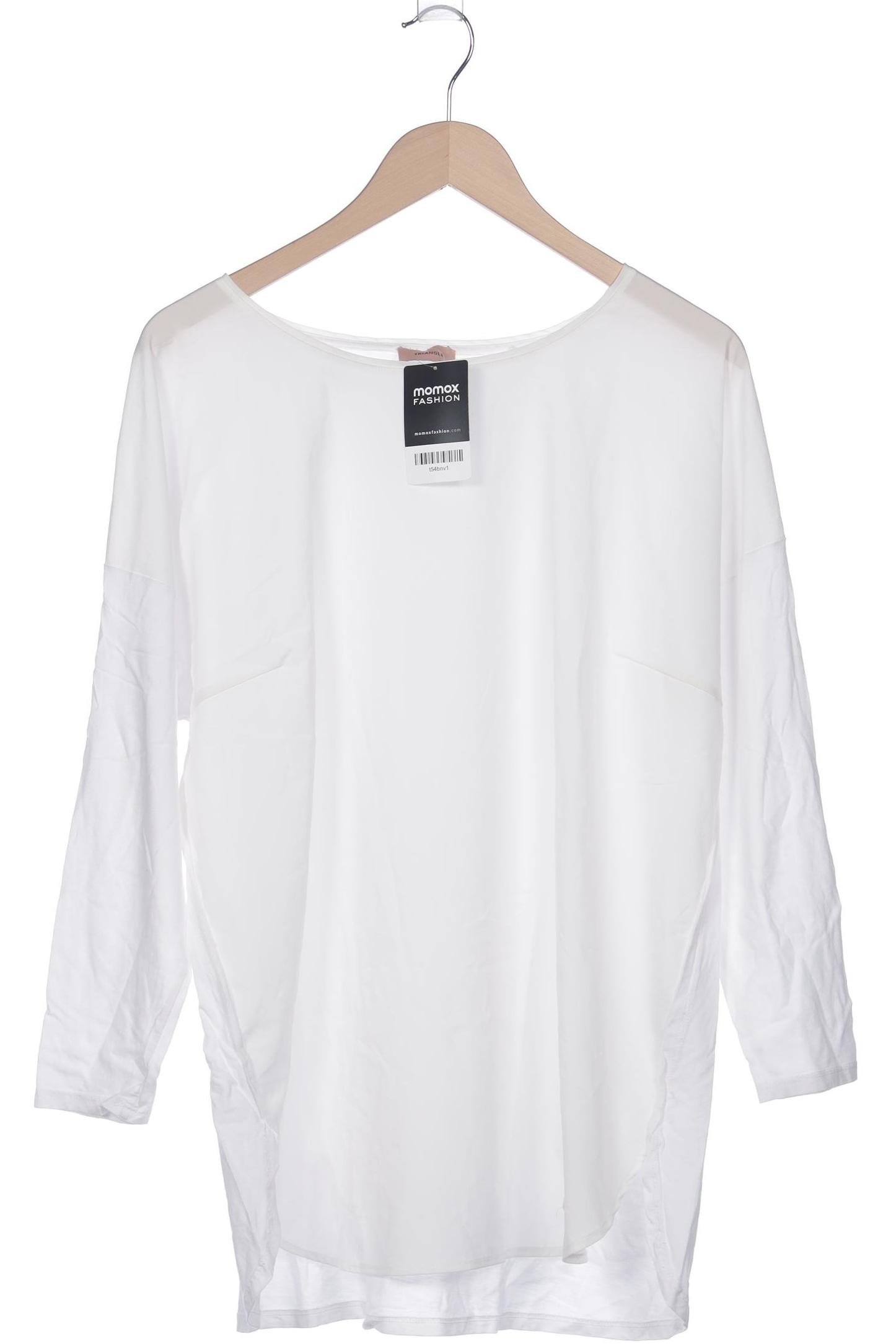 

Triangle Damen Langarmshirt, weiß, Gr. 46