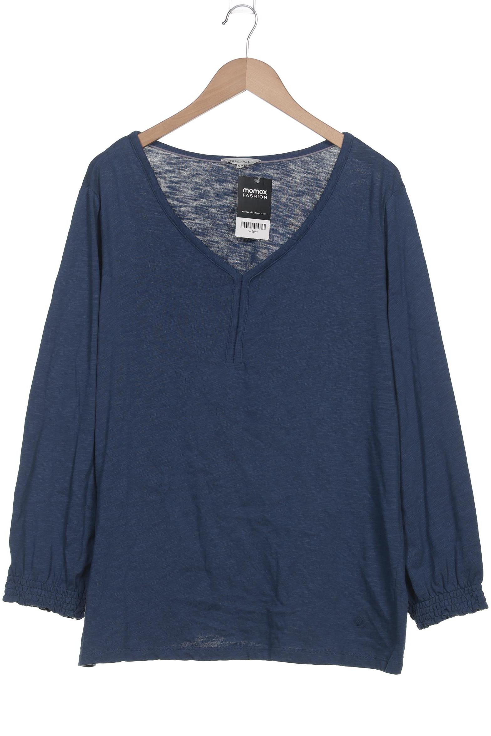

Triangle Damen Langarmshirt, marineblau, Gr. 50