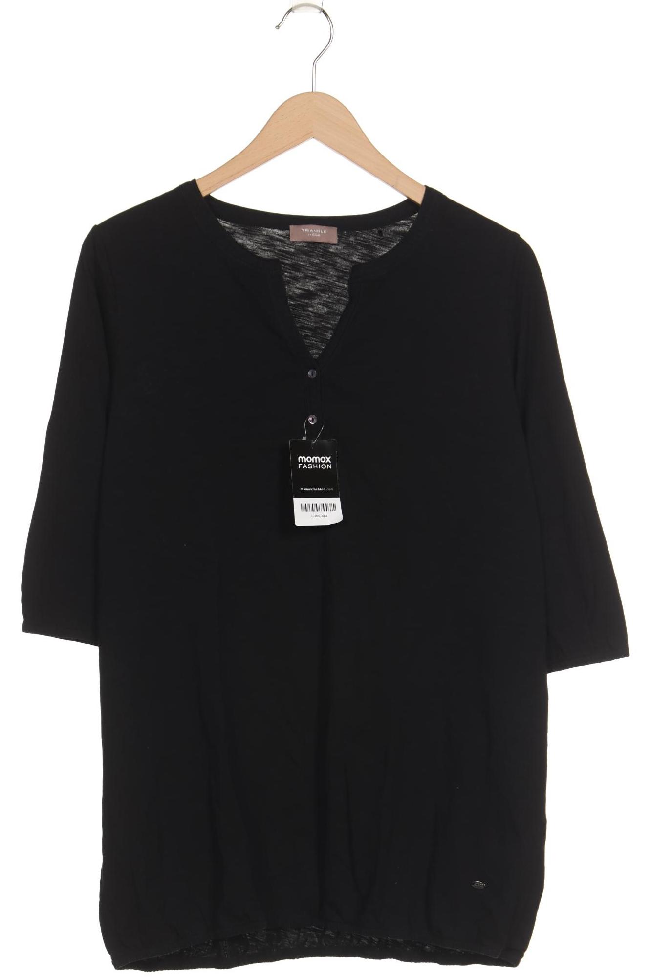 

Triangle Damen Langarmshirt, schwarz, Gr. 46