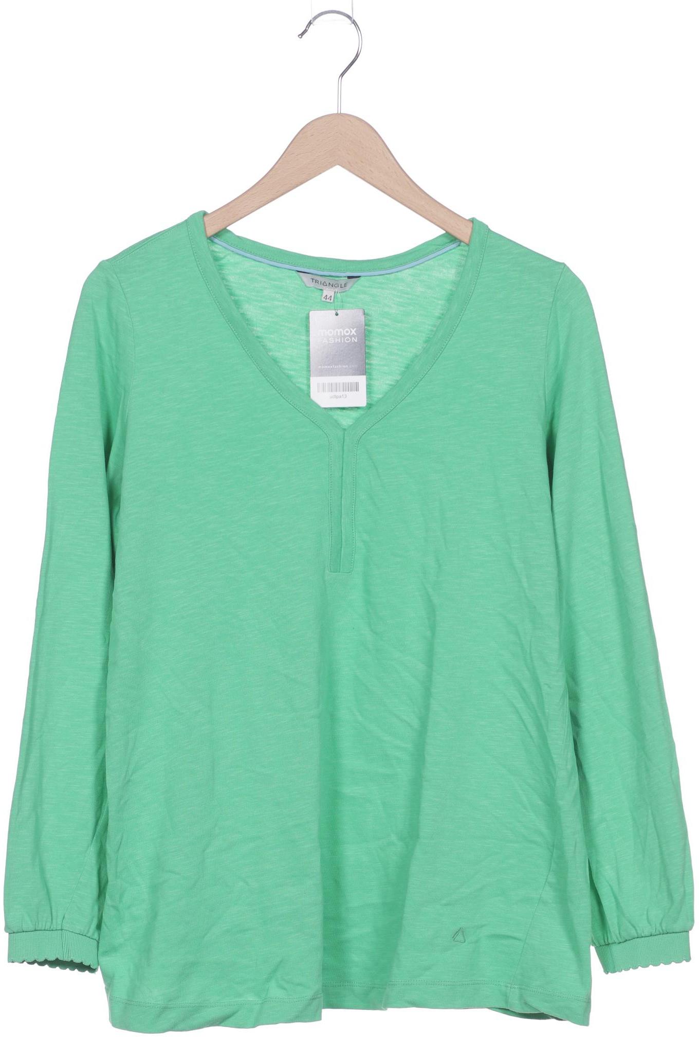 

Triangle Damen Langarmshirt, grün, Gr. 44
