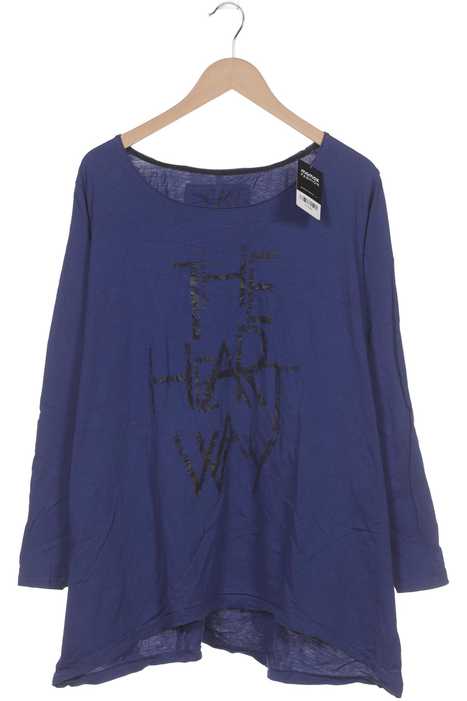 

Triangle Damen Langarmshirt, blau, Gr. 52