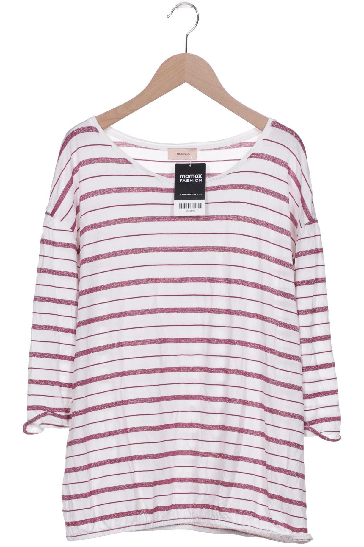 

Triangle Damen Langarmshirt, weiß, Gr. 38